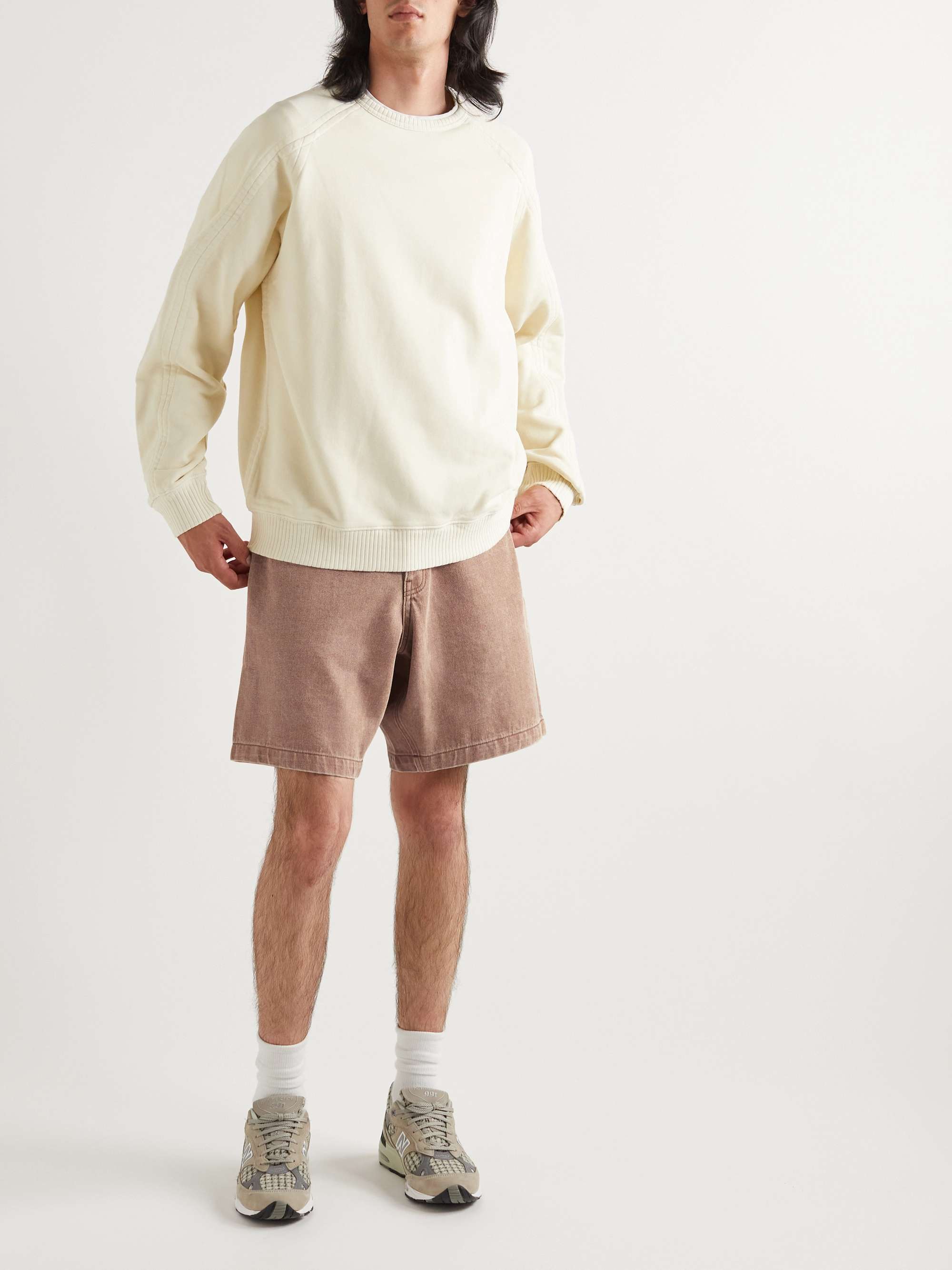 NINETY PERCENT Straight-Leg Organic Denim Shorts for Men | MR PORTER