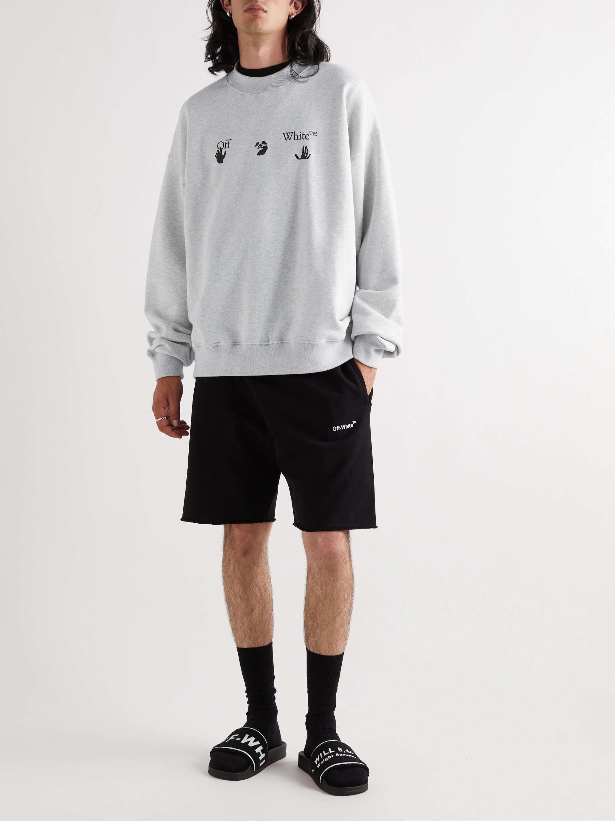 OFF-WHITE Skate Intarsia-Cotton Sweatshirt for Men | MR PORTER