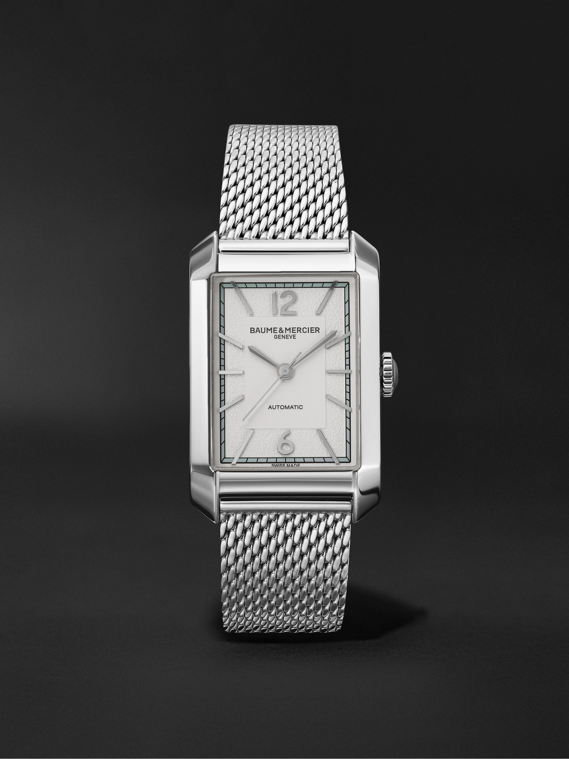 Baume & Mercier Hampton Automatic 27.5mm Stainless Steel Watch, Ref. No. M0a10672 In White