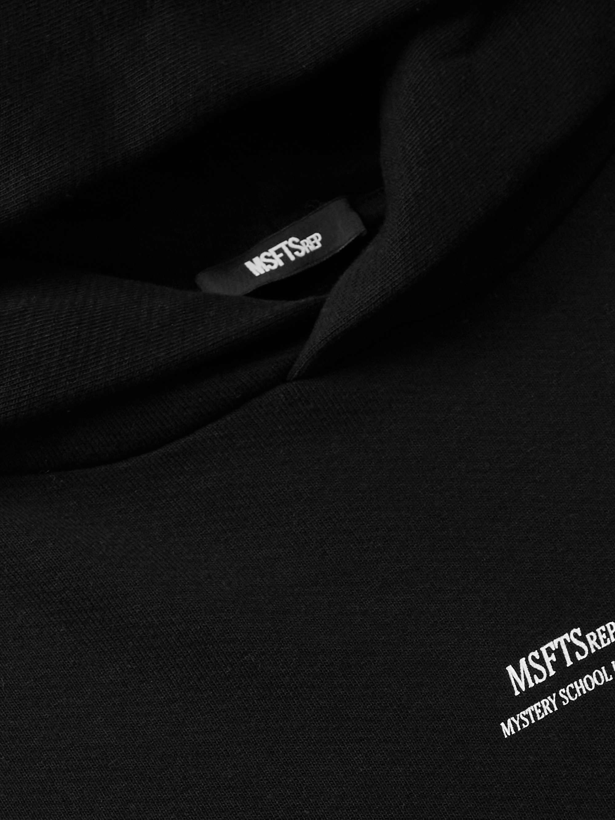 MSFTSREP Printed Cotton-Jersey Hoodie for Men | MR PORTER