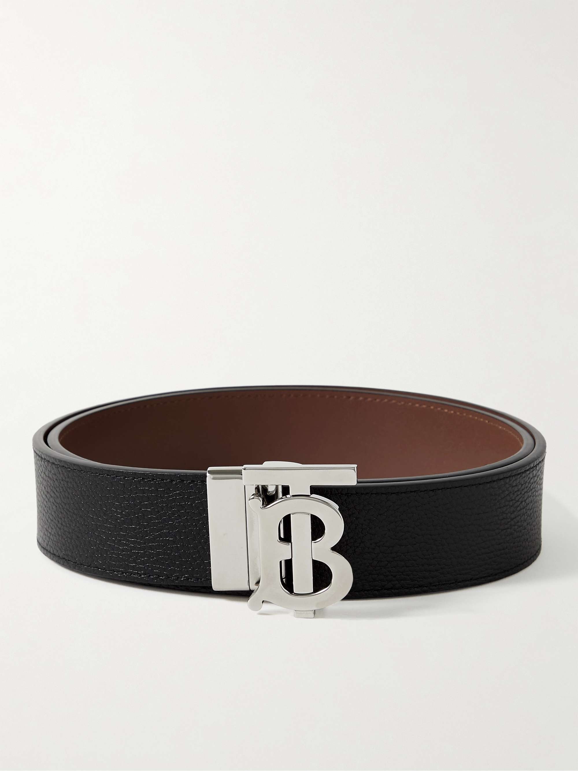 BURBERRY 3.5cm Reversible Leather Belt | MR PORTER