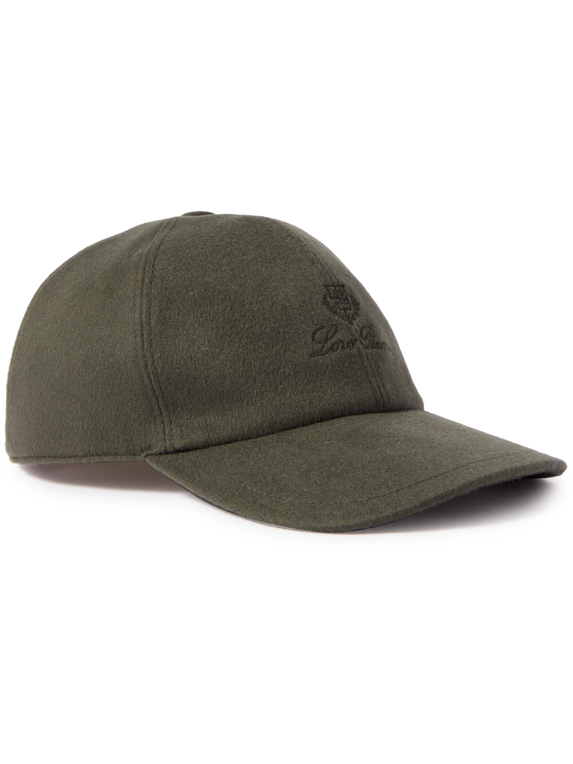 Loro Piana Logo-embroidered Storm System® Cashmere Baseball Cap In Green |  ModeSens