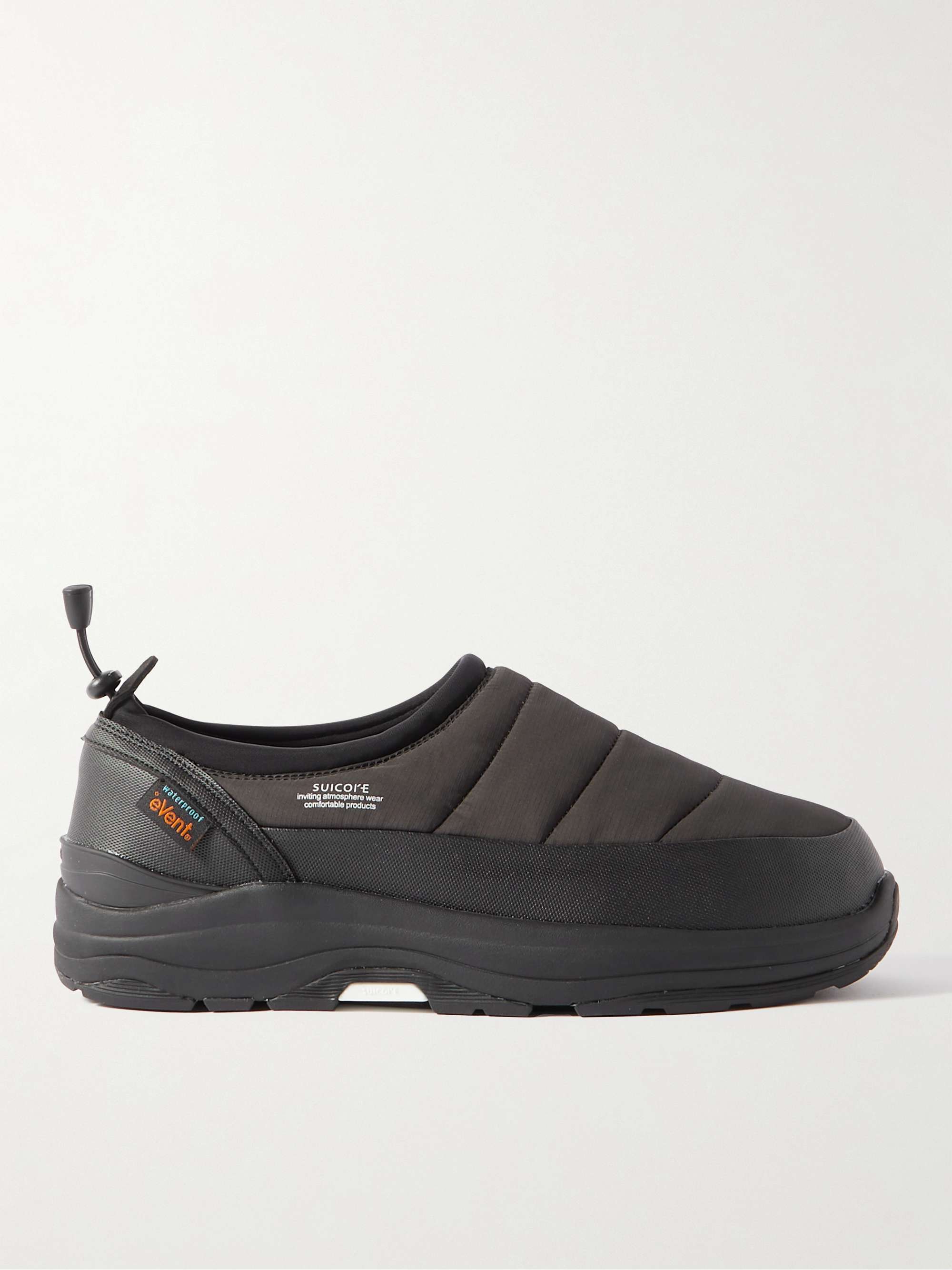 SUICOKE Pepper-Evab Rubber-Trimmed Quilted Shell Slip-On Sneakers | MR  PORTER