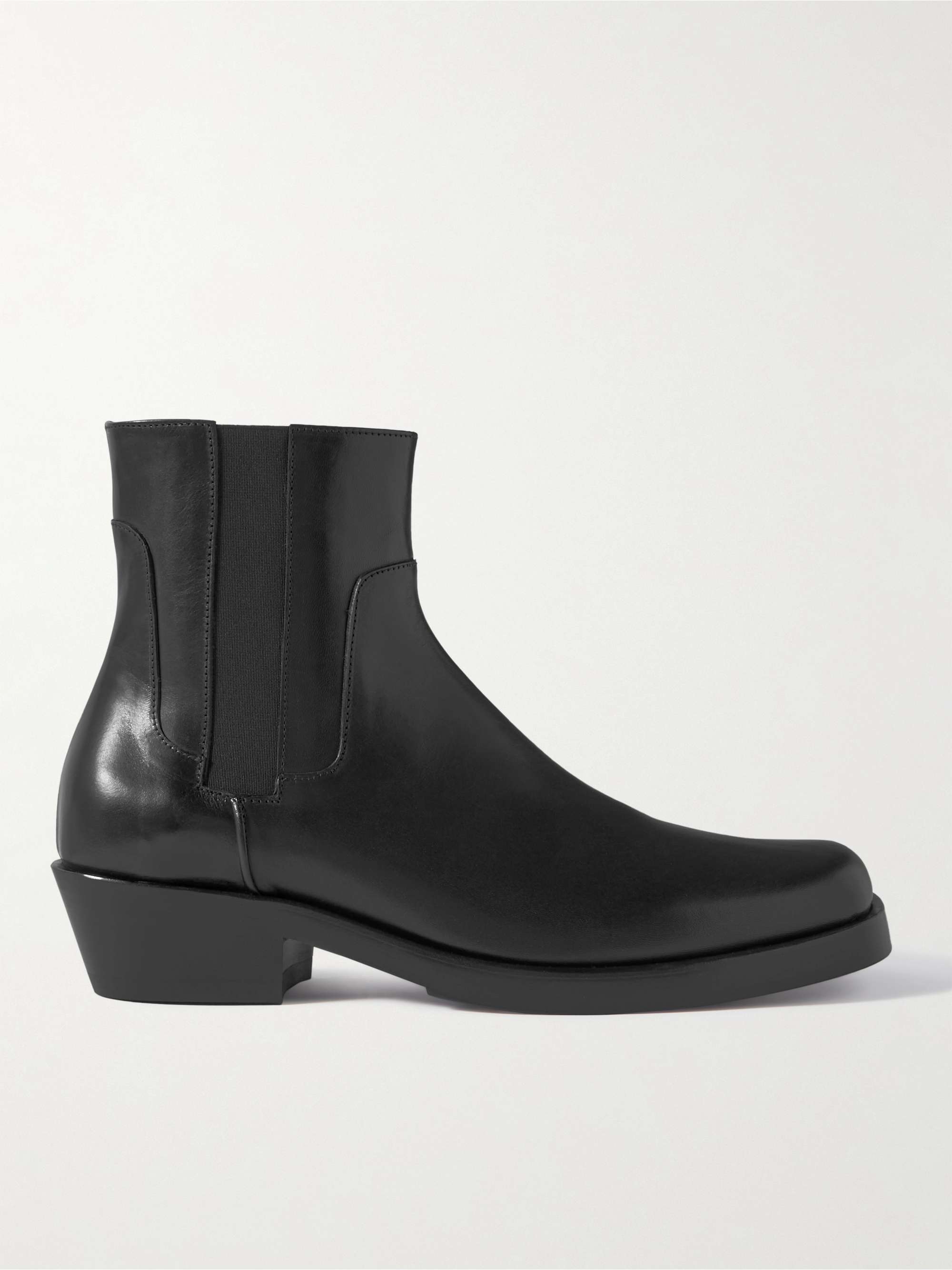 RAF SIMONS Leather Western Boots | MR PORTER