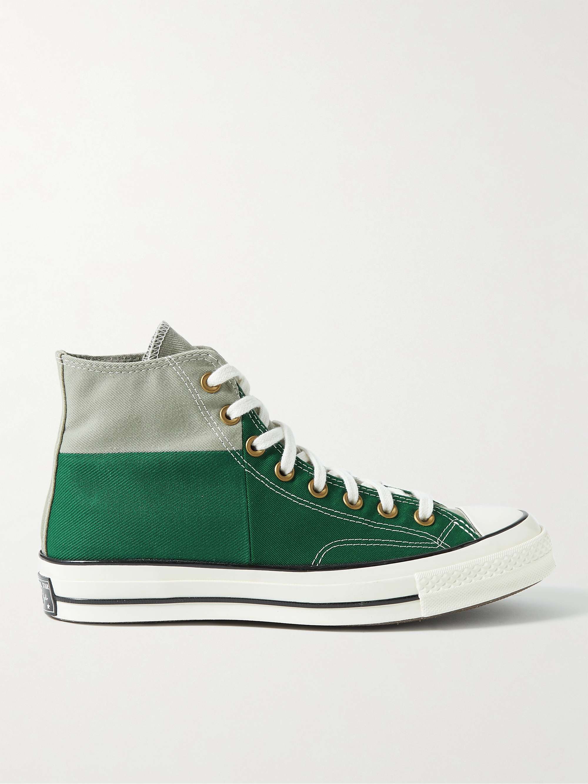 Chuck 70 Colour-Block Recycled Canvas High-Top Sneakers MR PORTER