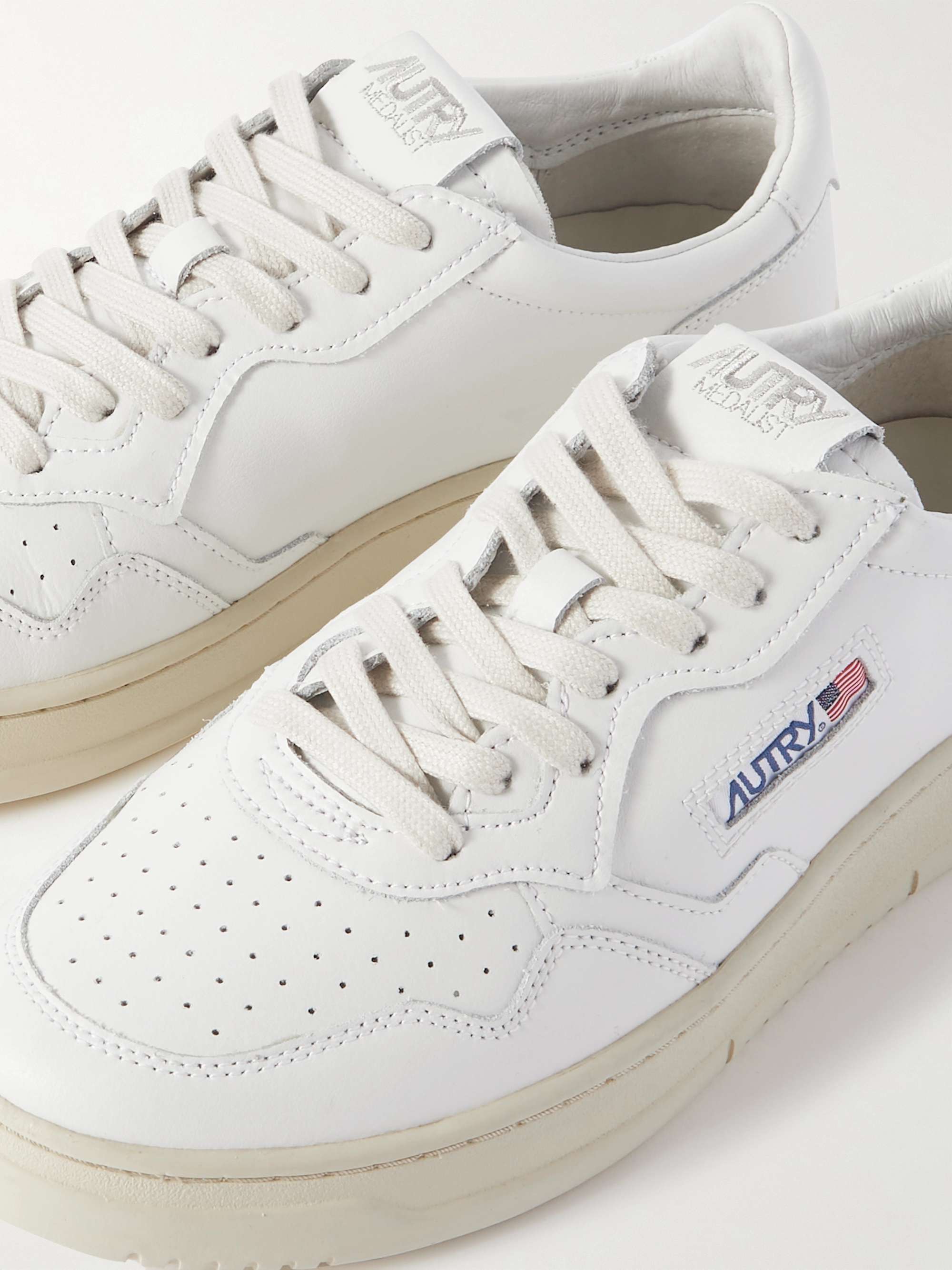 AUTRY Medalist Leather Sneakers | MR PORTER