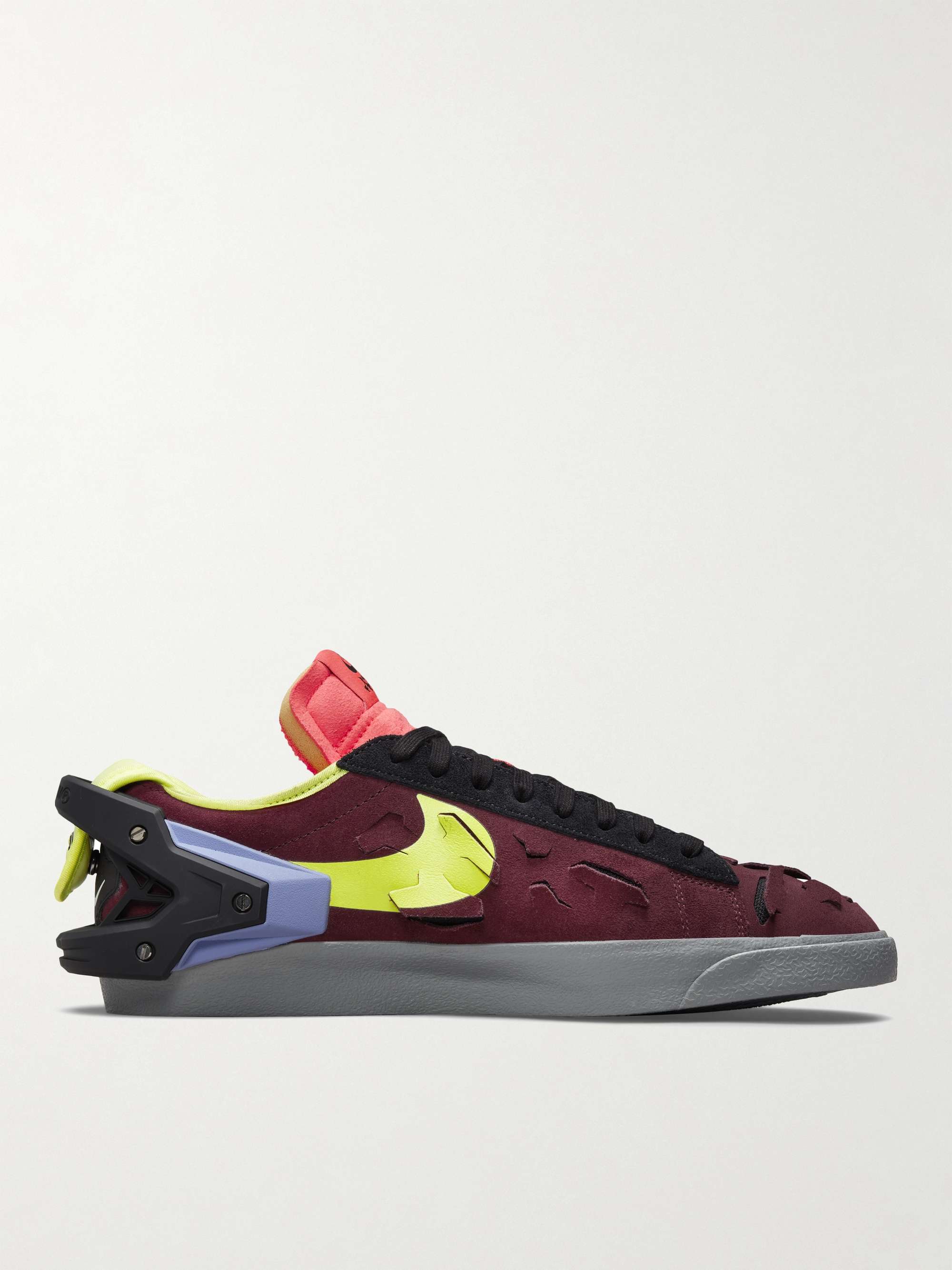 NIKE + ACRONYM Blazer Felt-Trimmed Suede and TPU Sneakers for Men | MR  PORTER