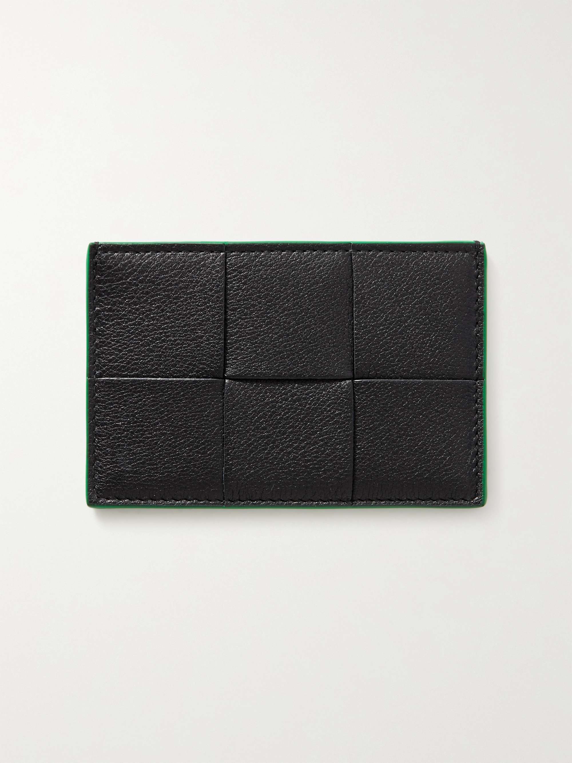 LOEWE Logo-Appliquéd Textured-Leather Cardholder for Men