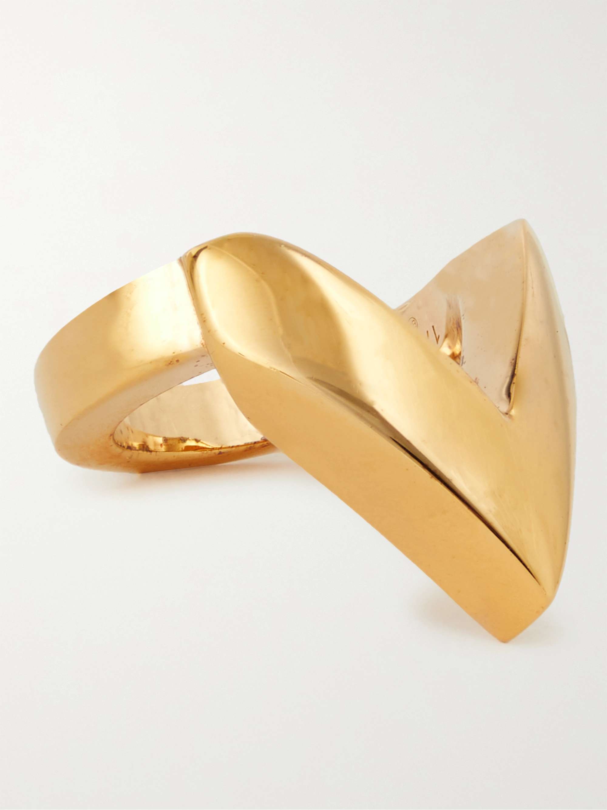 BOTTEGA VENETA Gold-Plated Ring for Men | MR PORTER