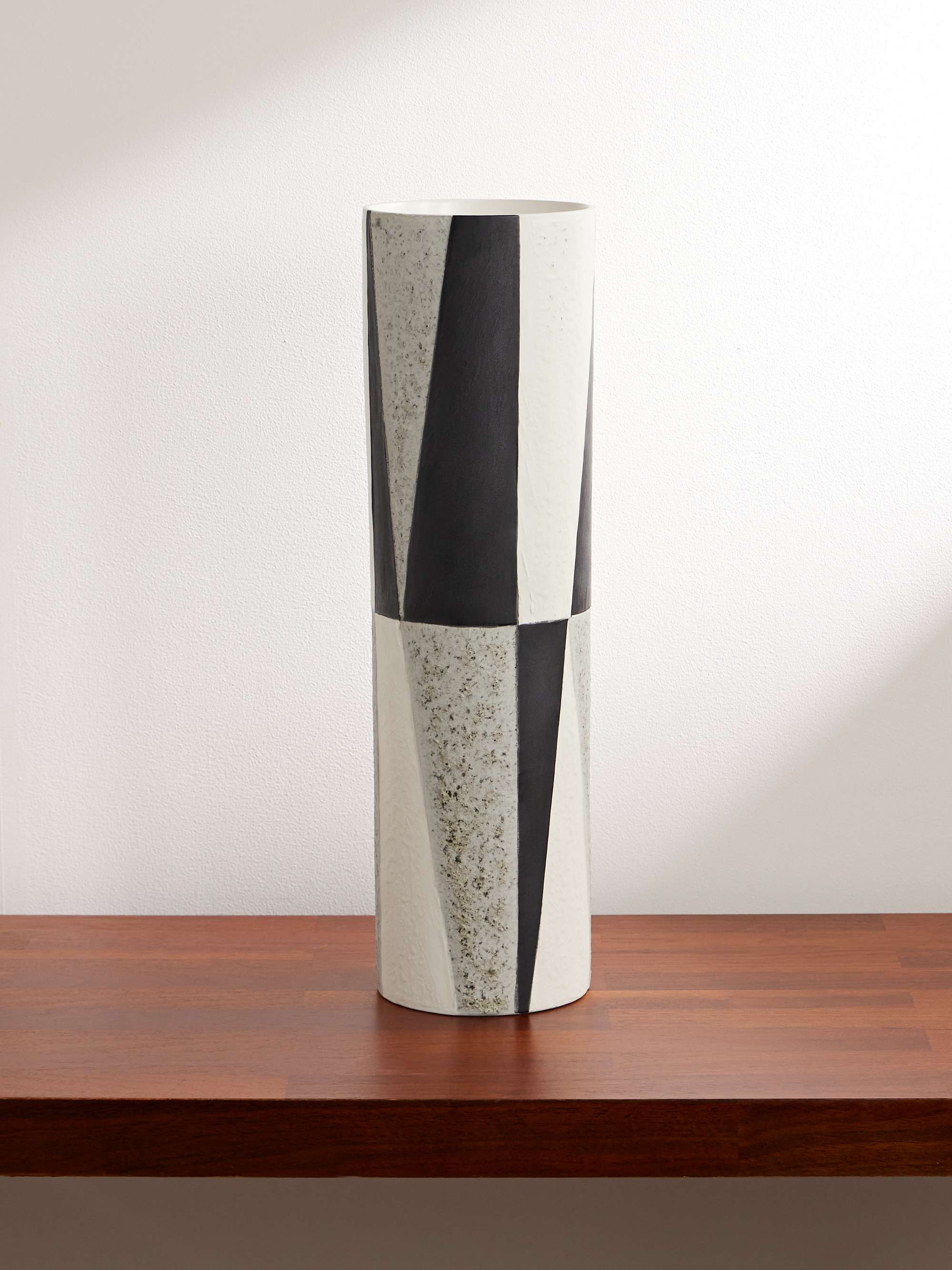 L'OBJET Extra Large Cubisme Colour-Block Earthenware Vase | MR PORTER
