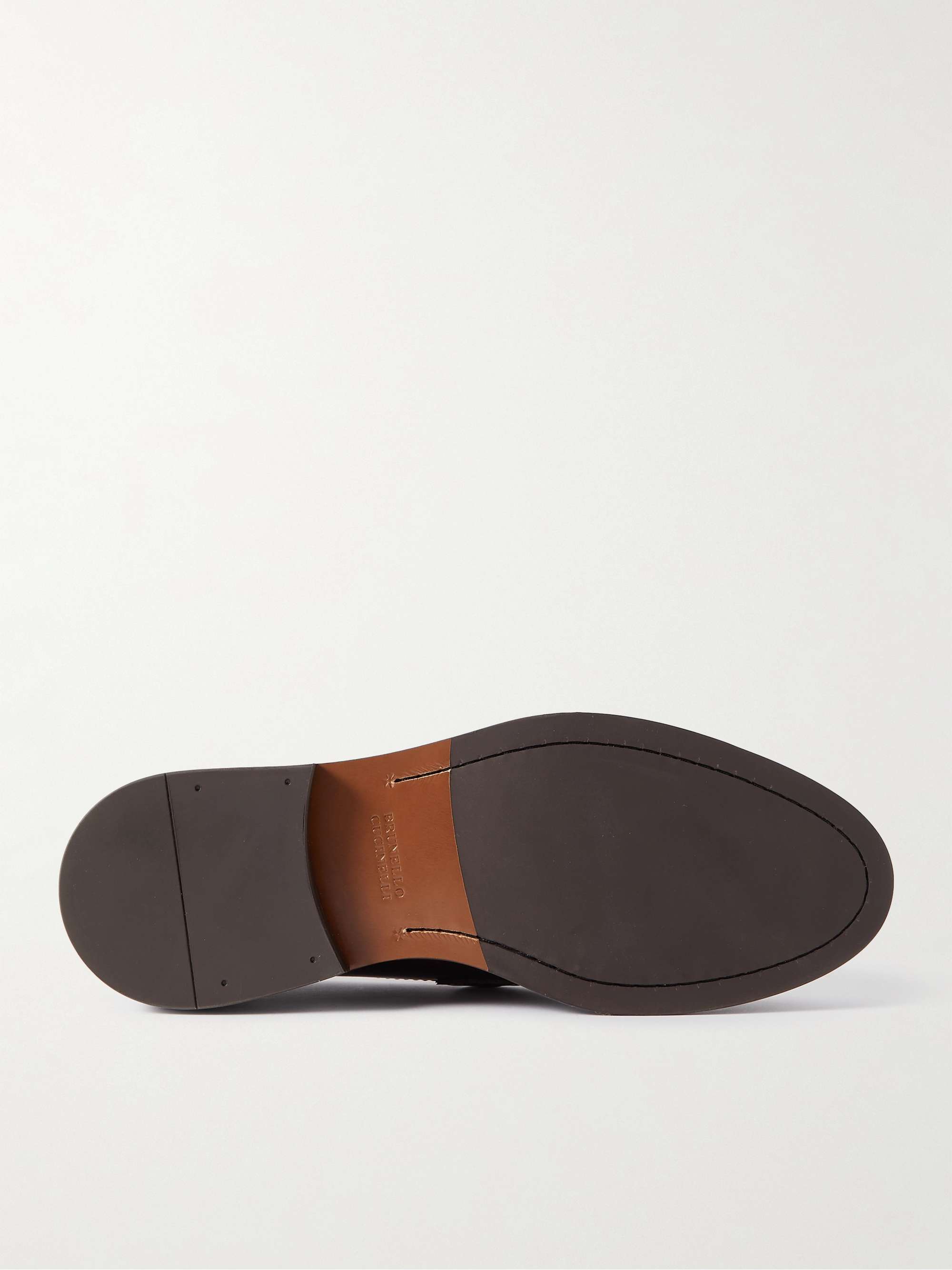 BRUNELLO CUCINELLI Leather Loafers for Men | MR PORTER