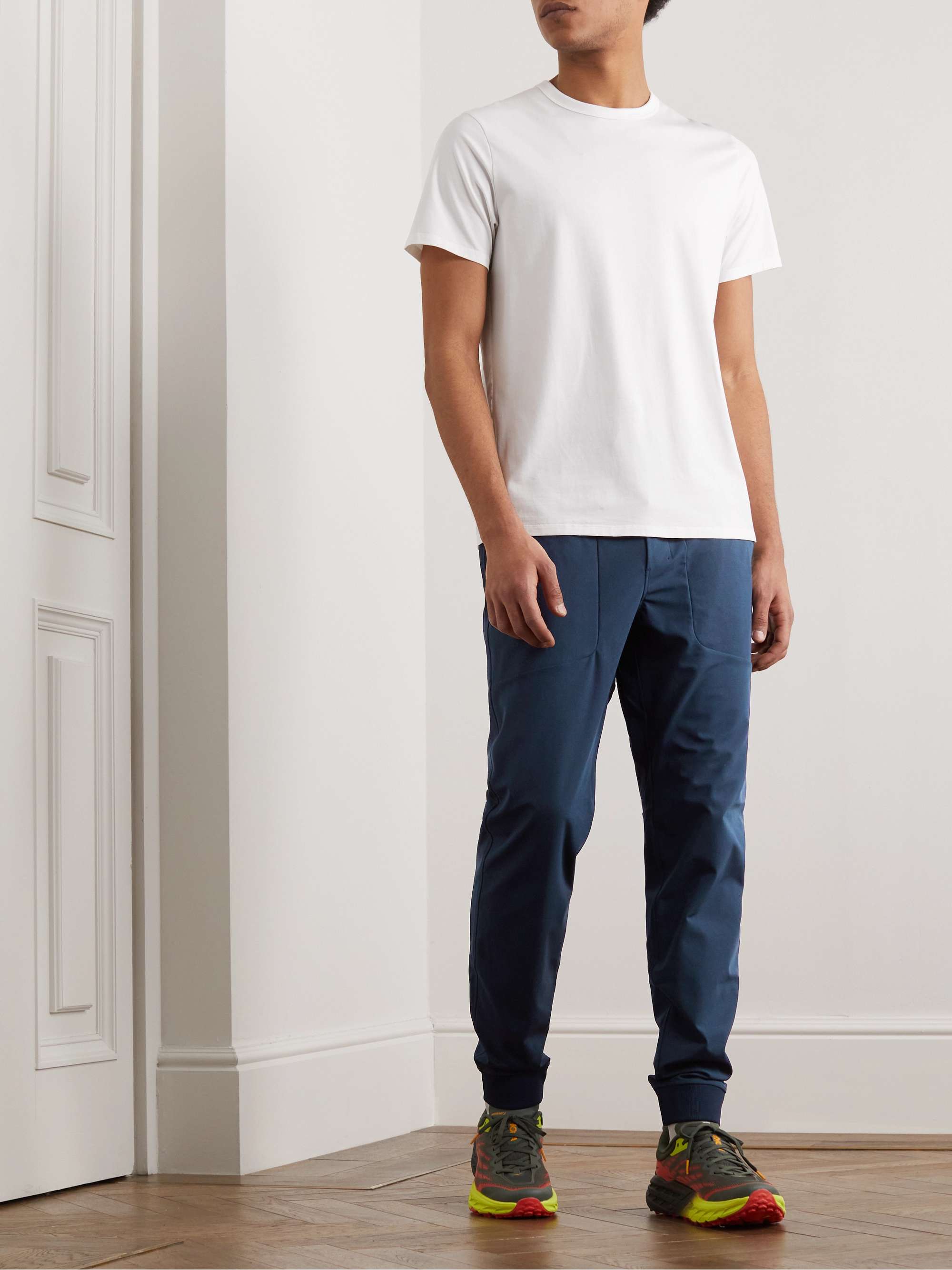 LULULEMON ABC Slim-Fit Tapered Stretch-Jersey Sweatpants for Men | MR PORTER