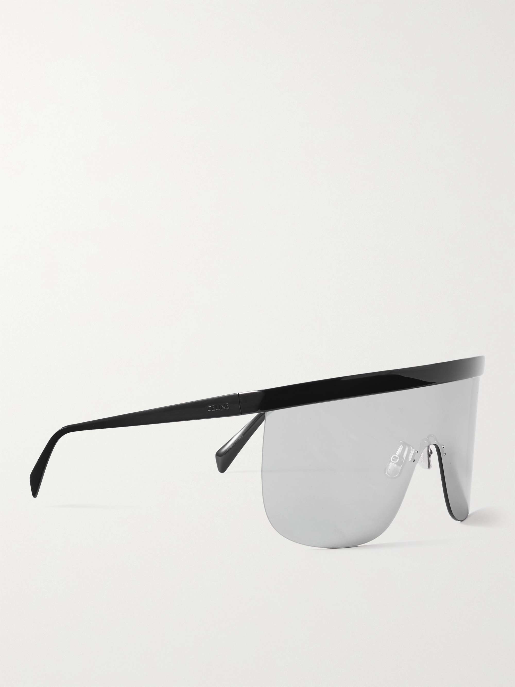 CELINE HOMME Moon D-Frame Metal Mirrored Sunglasses | MR PORTER
