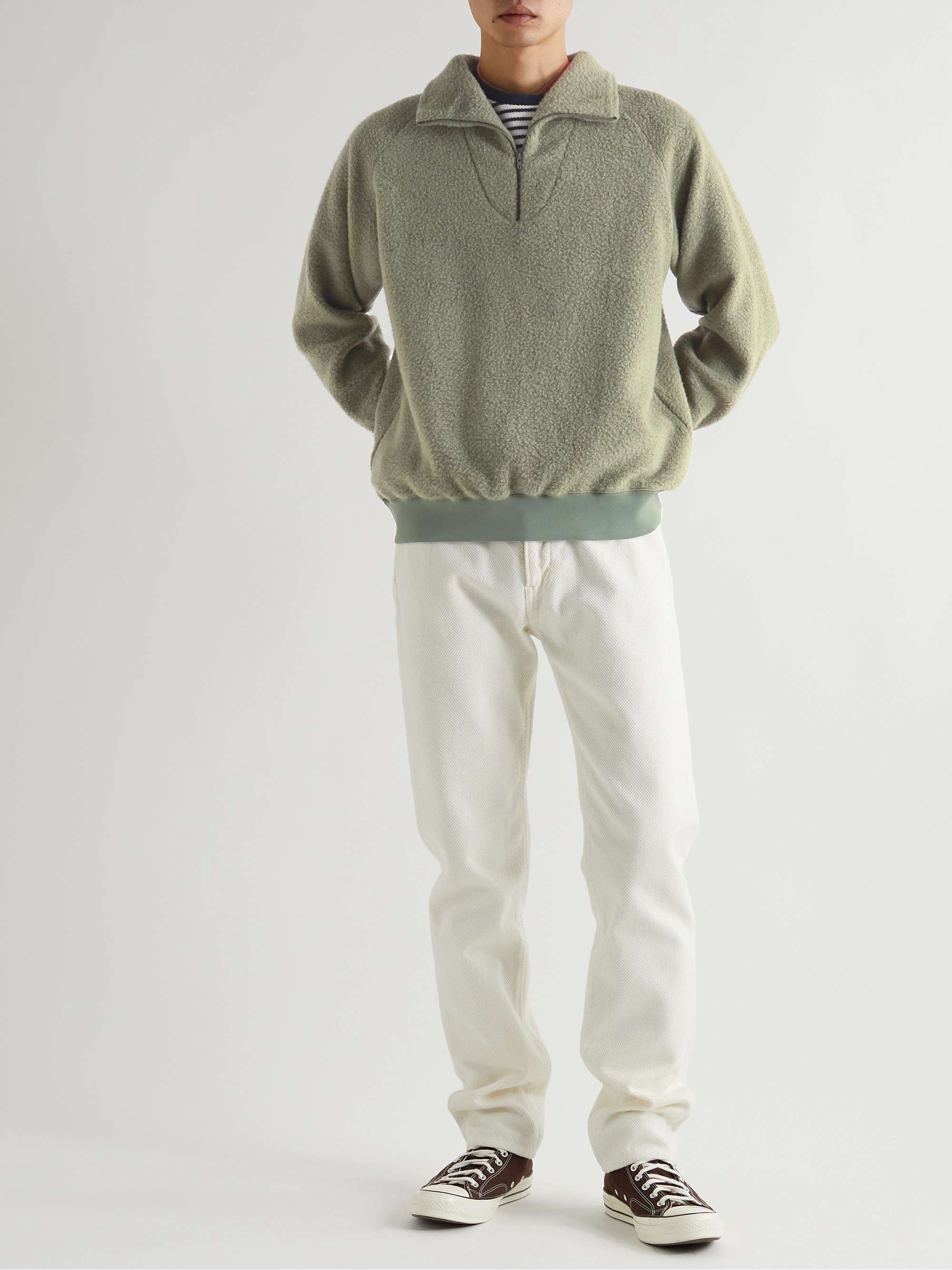 BEAMS PLUS Fleece Half-Zip Sweatshirt | MR PORTER