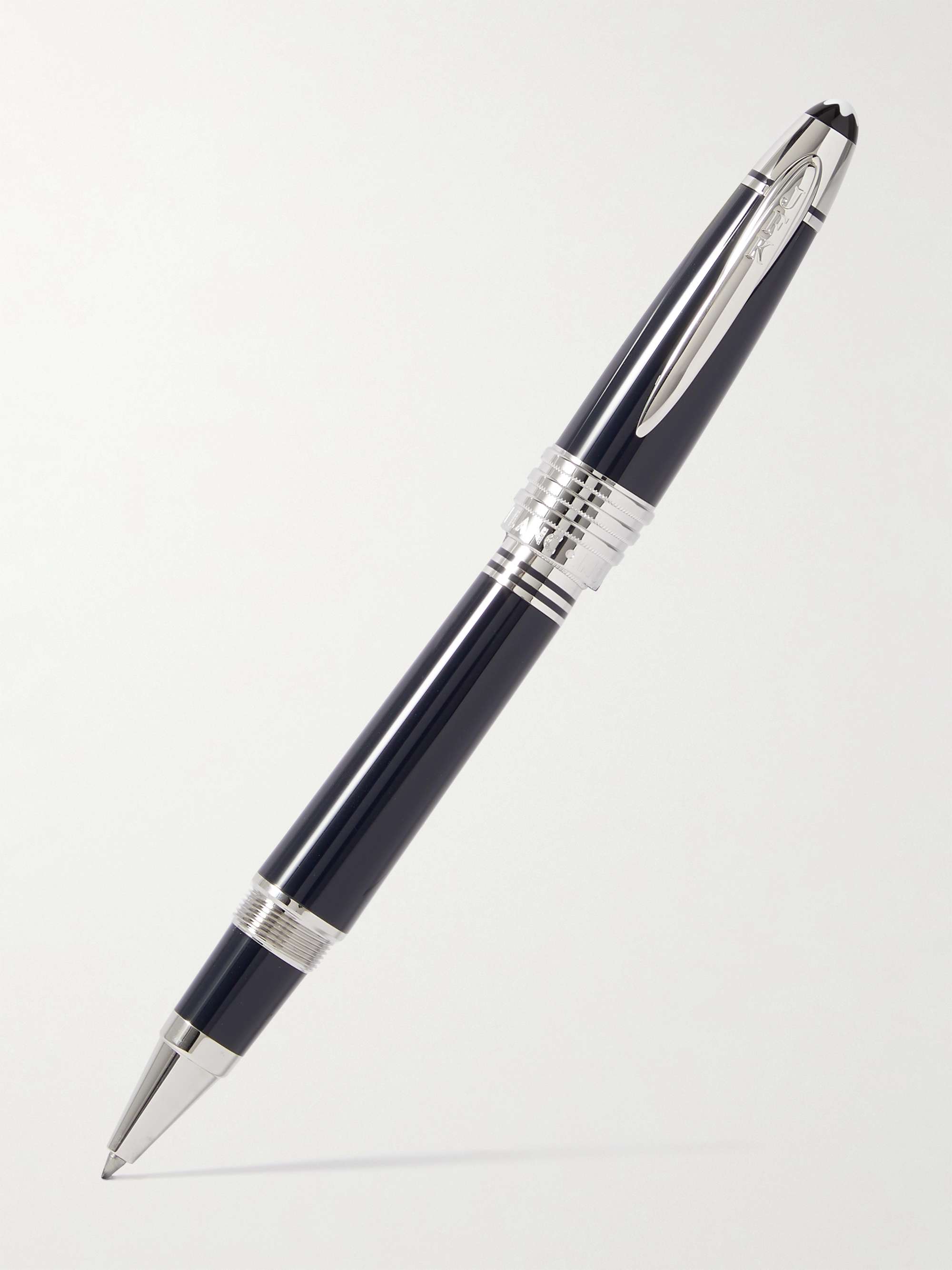 MONTBLANC John F. Kennedy Resin and Platinum-Plated Rollerball Pen | MR  PORTER