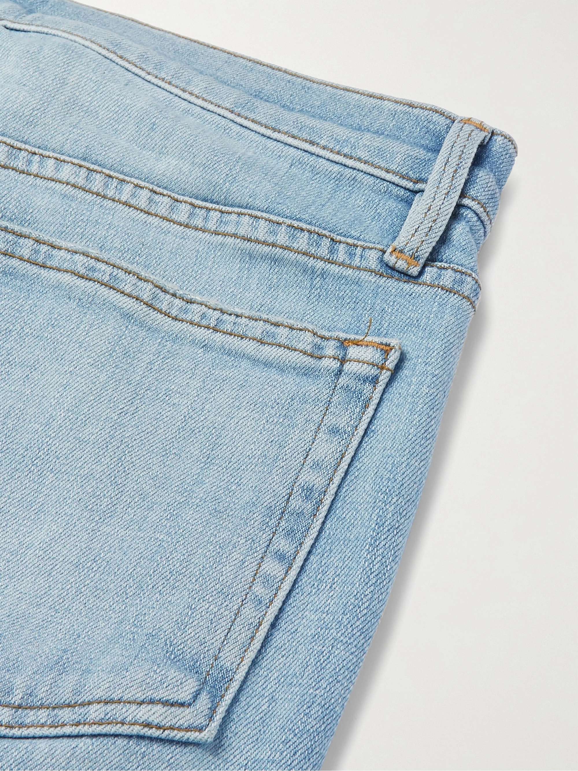Light denim L'Homme Slim-Fit Stretch-Denim Jeans | FRAME | MR PORTER