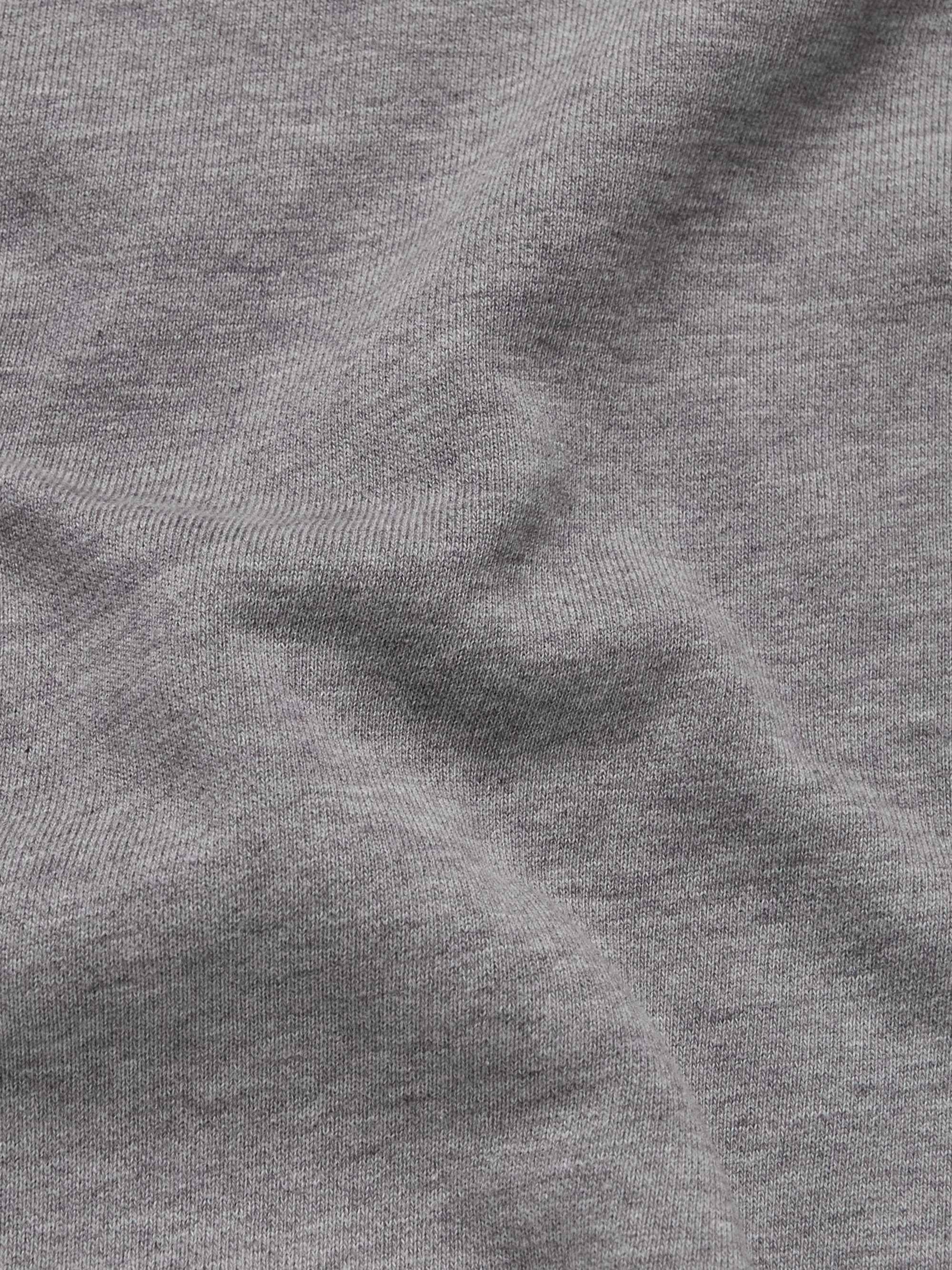 CELINE HOMME Logo-Detailed Cotton-Jersey Hoodie for Men | MR PORTER