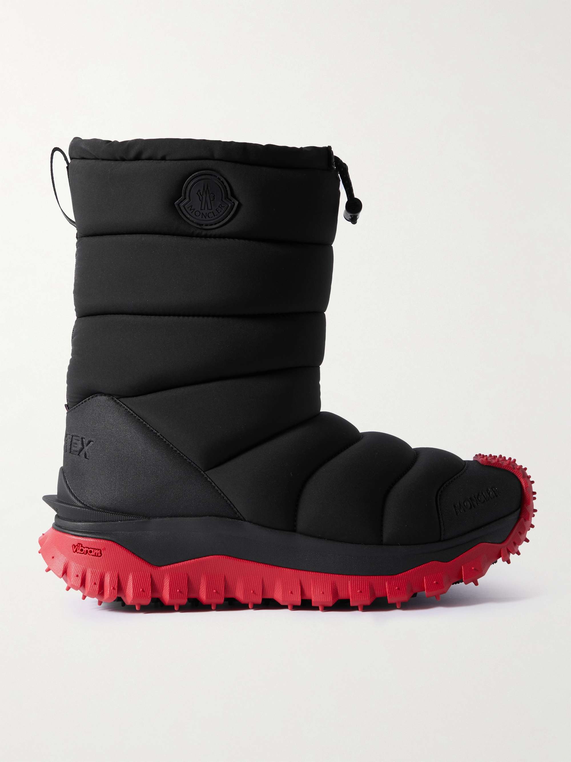MONCLER Trailgrip Après Rubber-Trimmed Quilted Nylon Snow Boots | MR PORTER