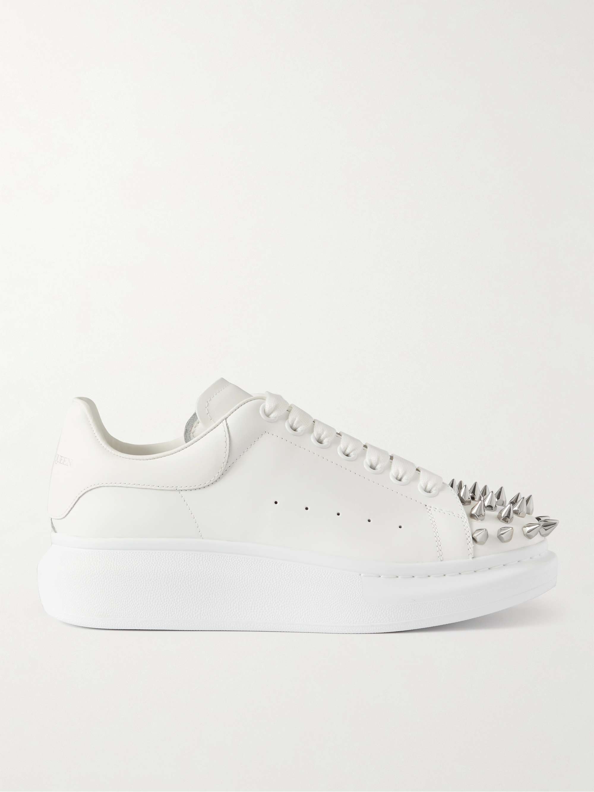 ALEXANDER MCQUEEN Exaggerated-Sole Spiked Leather Sneakers for Men | MR  PORTER