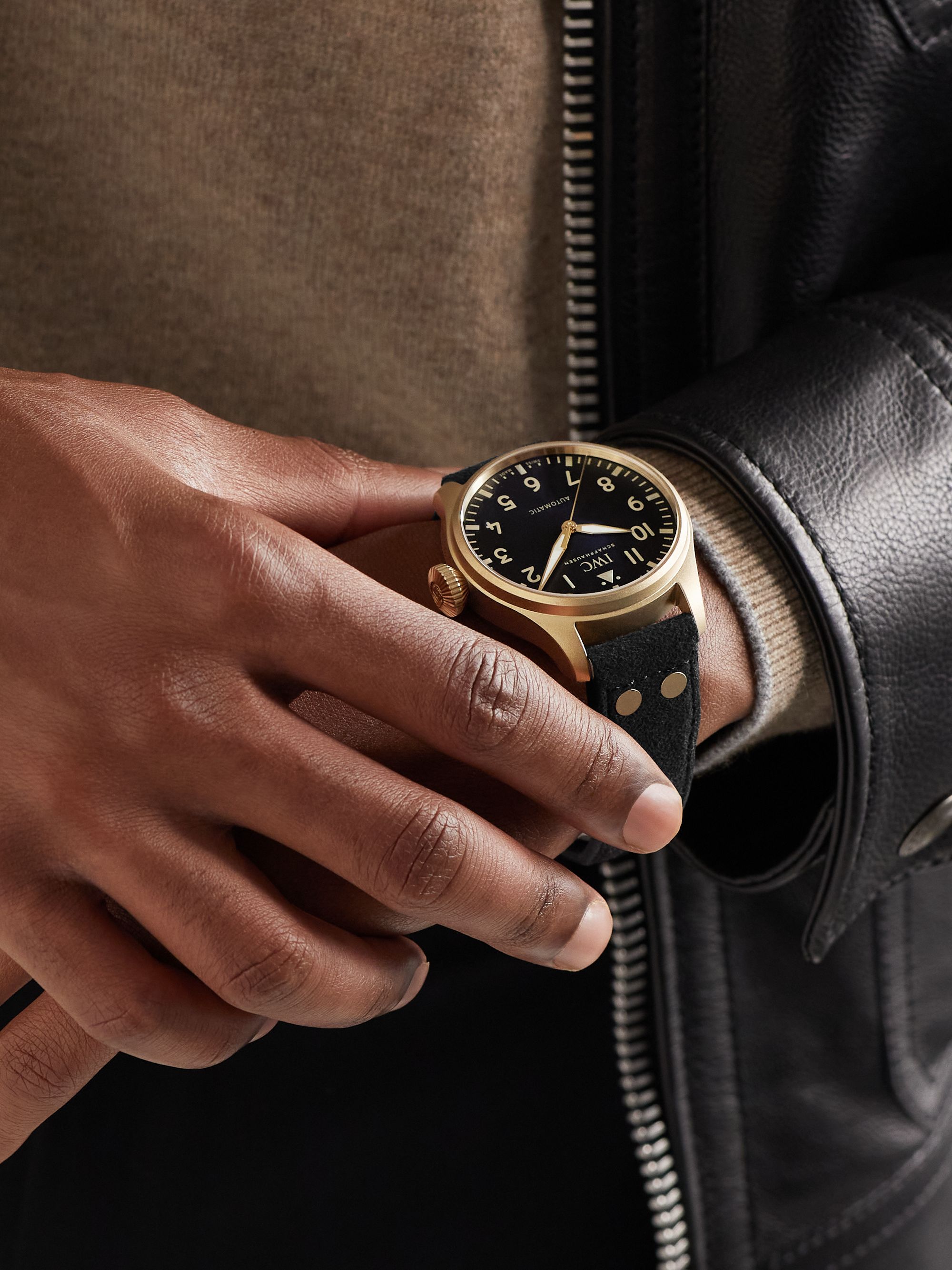 Big Pilot's 43 MR PORTER Edition 1 Limited-Edition Automatic 43mm Bronze  and Alcantara Watch, Ref. No. IW329703