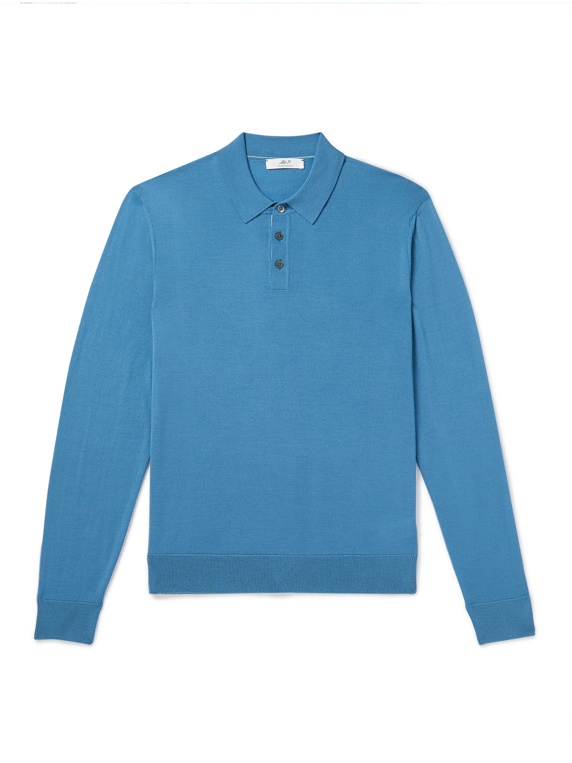 Slim-Fit Merino Wool Polo Shirt