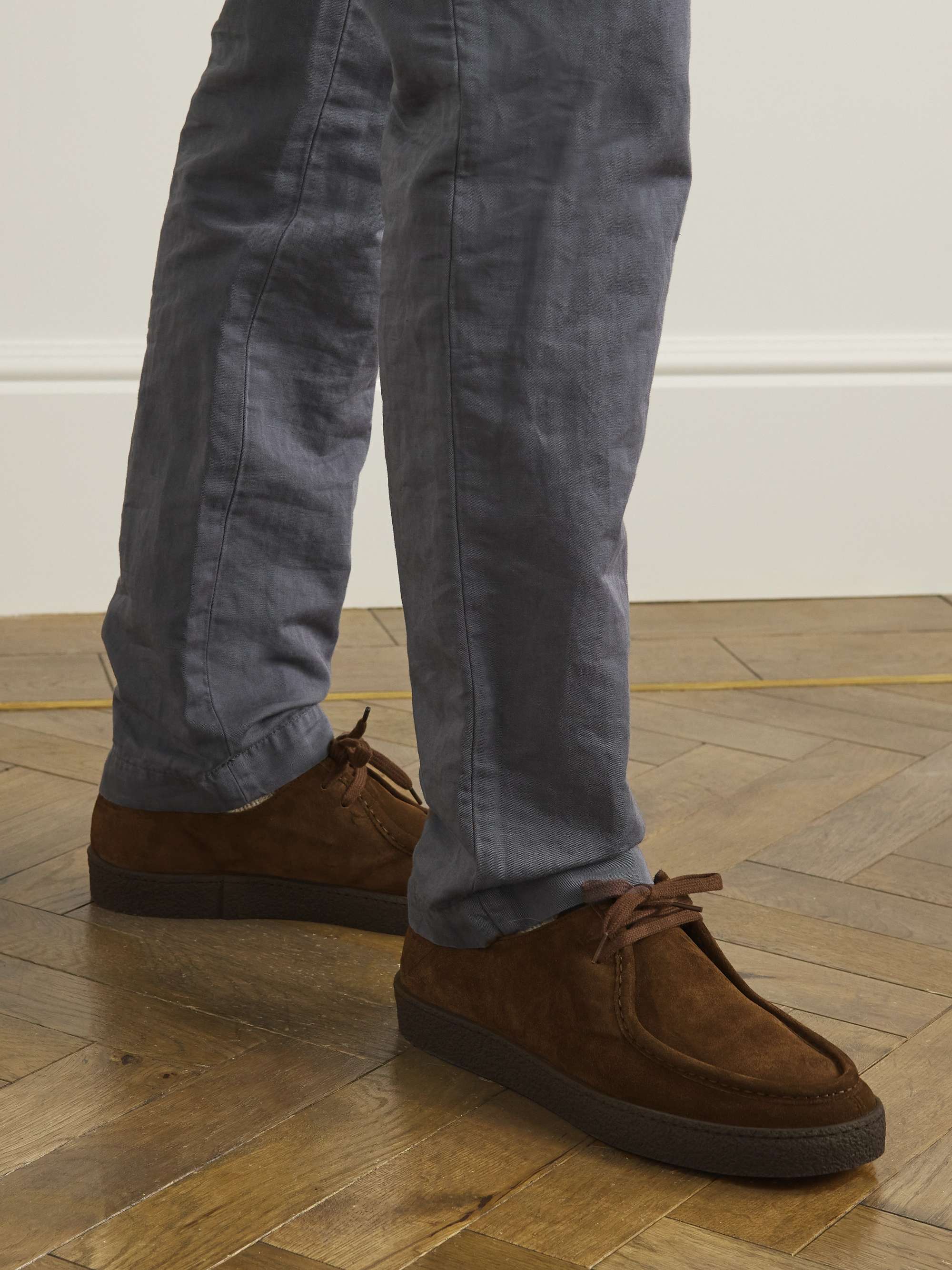 MR P. Larry Regenerated Suede by evolo® Derby Shoes | MR PORTER