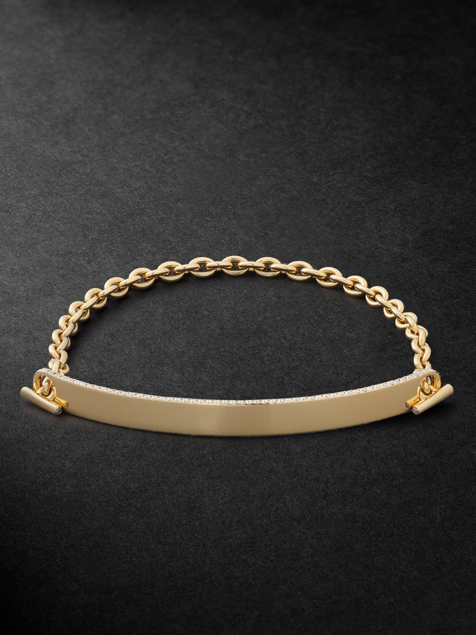 Men's Engraved Bracelet in 18K Gold Vermeil | Forever My