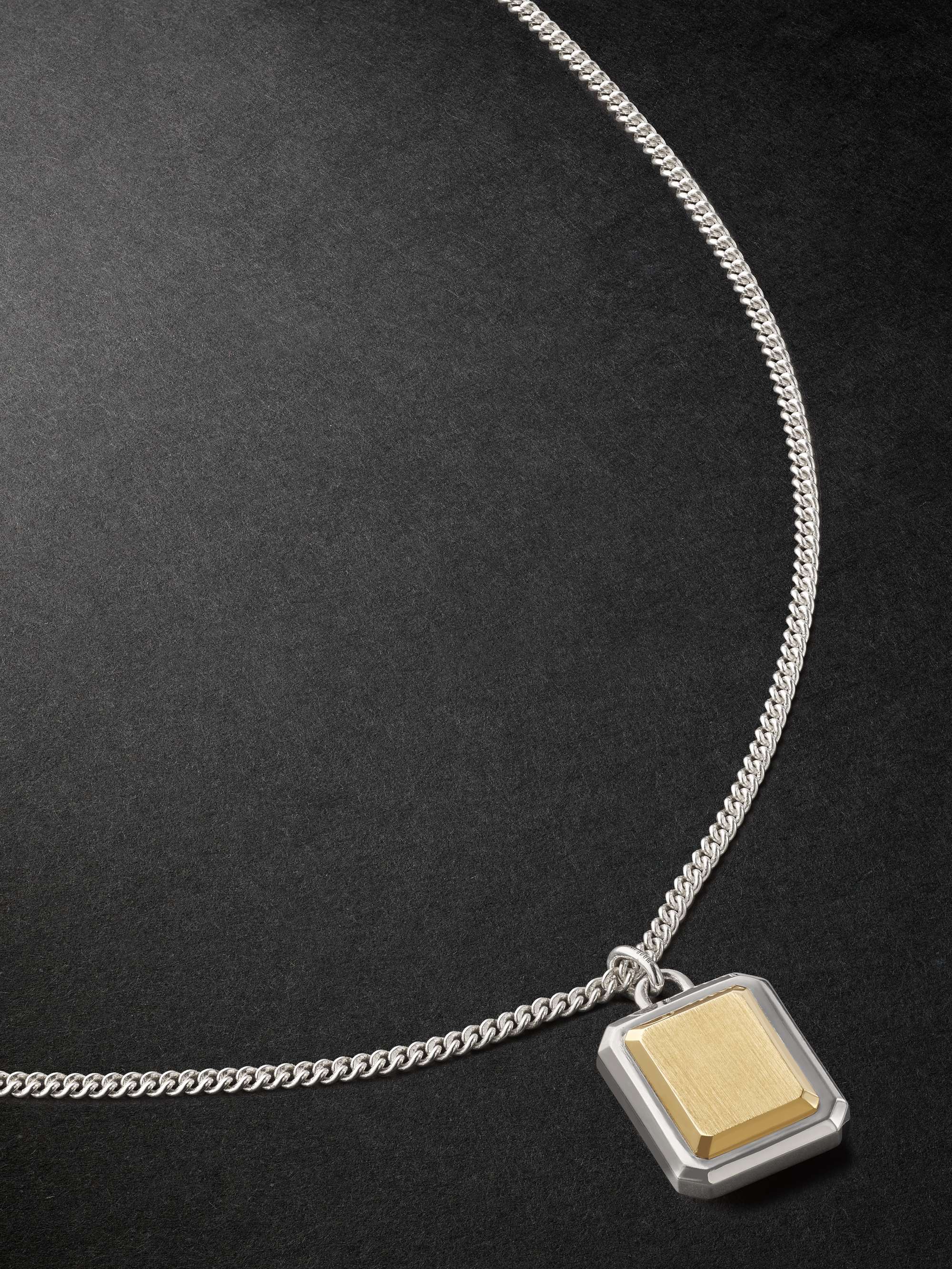 MAOR Pira Gold and Silver Necklace for Men