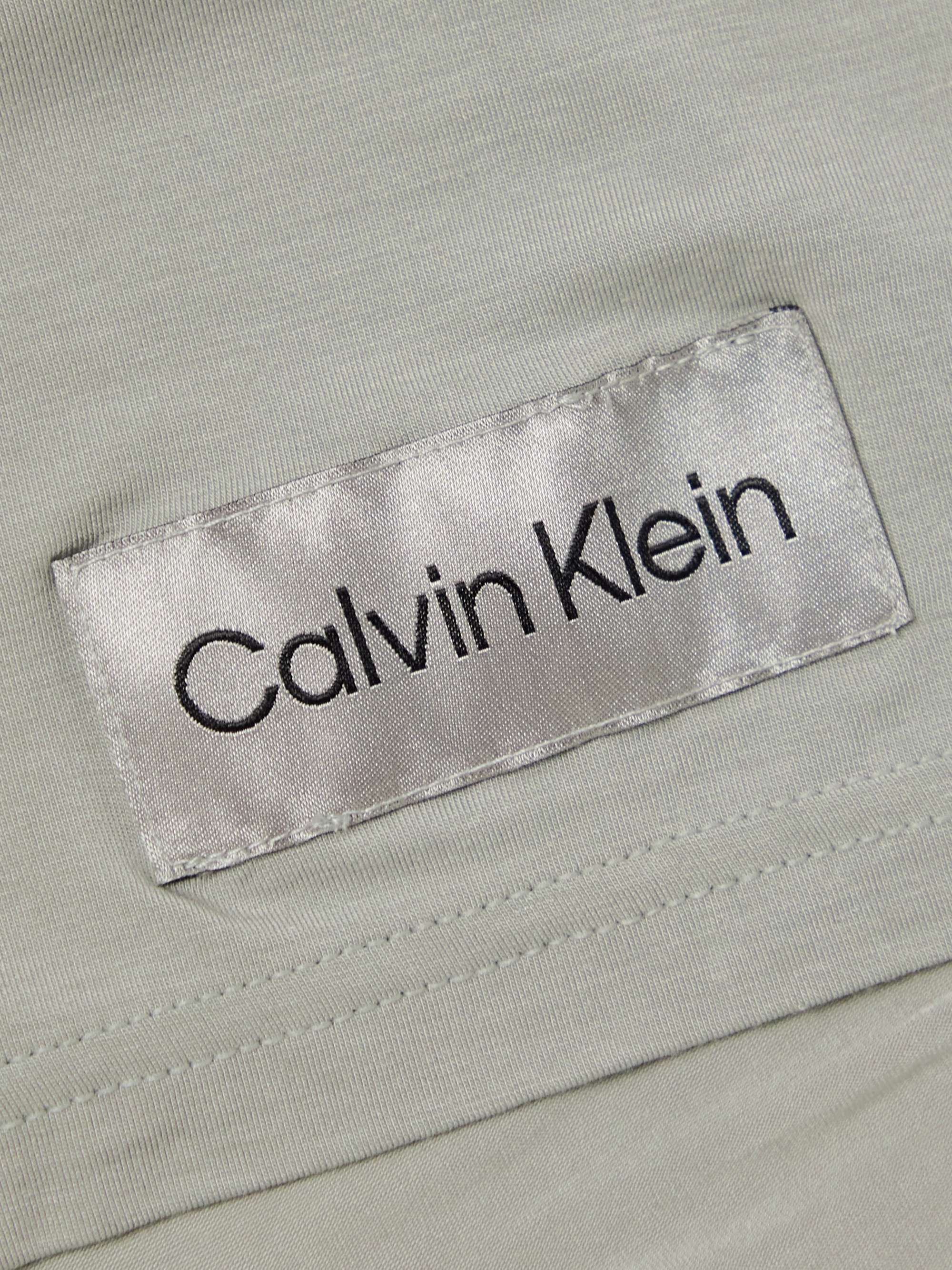 Maglia del pigiama in misto cashmere e modal stretch con logo applicato CALVIN  KLEIN UNDERWEAR da uomo | MR PORTER