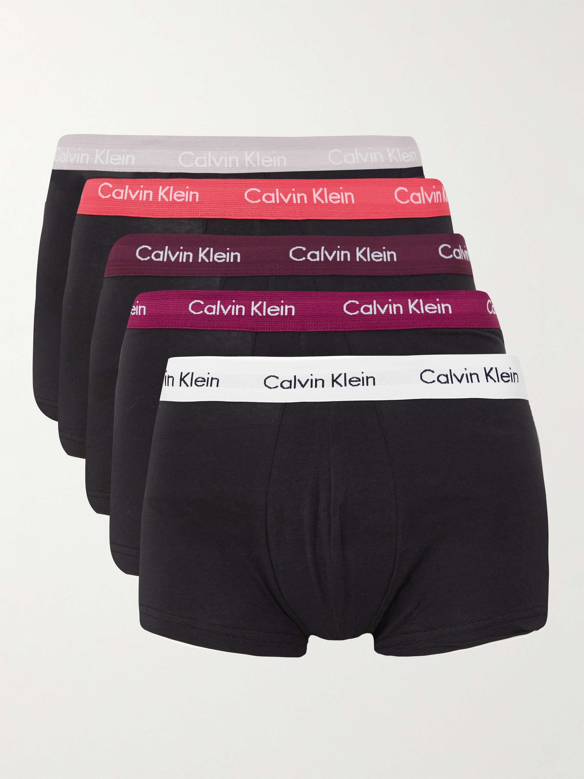 CALVIN KLEIN UNDERWEAR Five-Pack Stretch-Cotton Boxer Briefs for Men | MR  PORTER