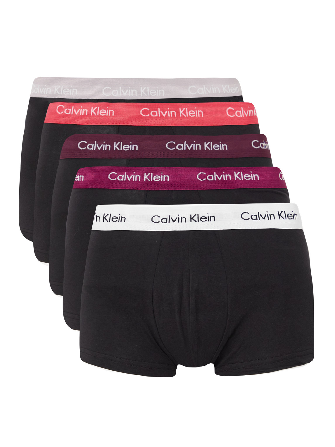 Calvin Klein Underwear Pack Of Seven Cotton-blend Boxer Briefs In Black |  ModeSens