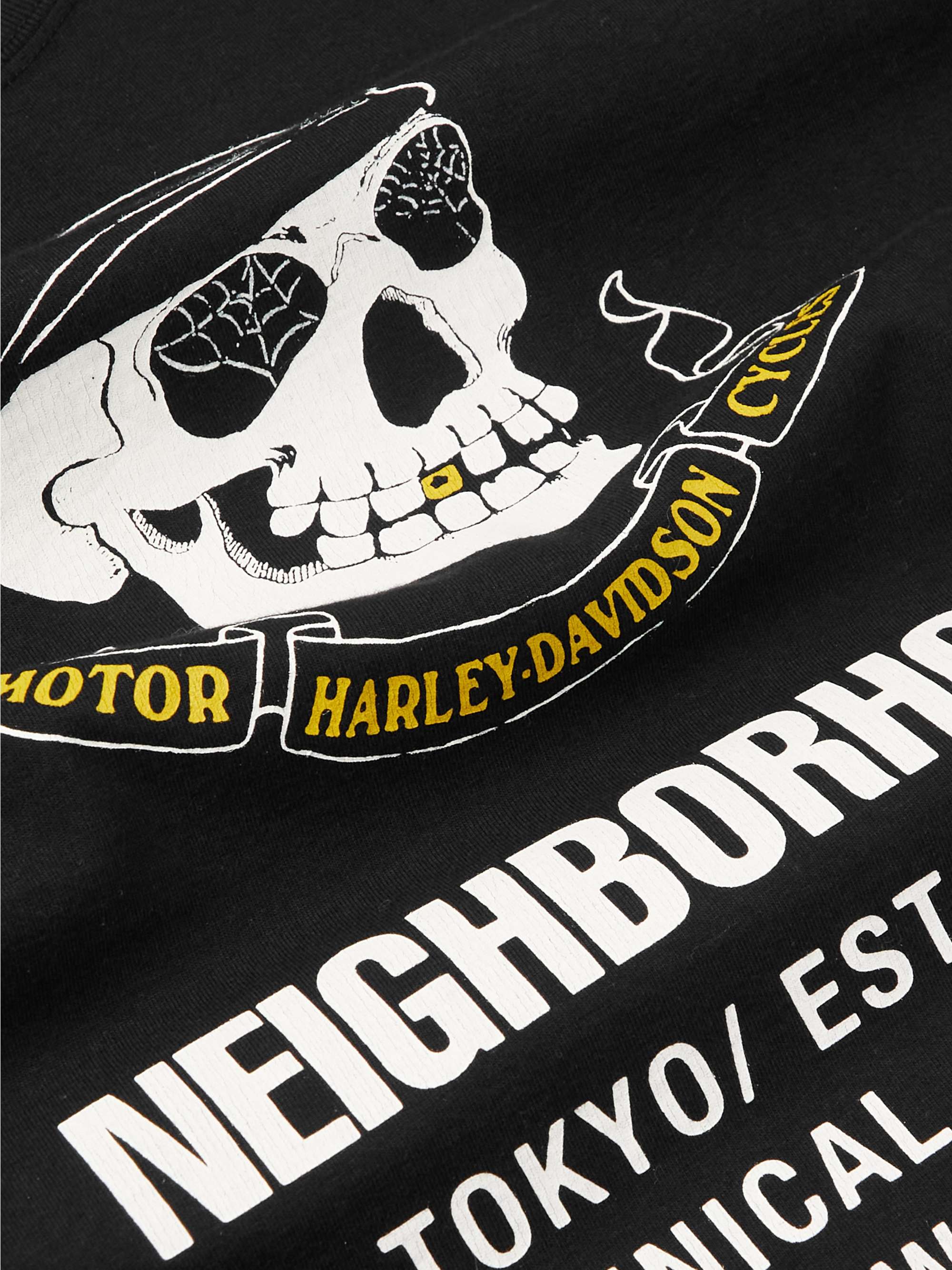 NEIGHBORHOOD + Harley-Davidson Printed Cotton-Jersey T-Shirt | MR PORTER