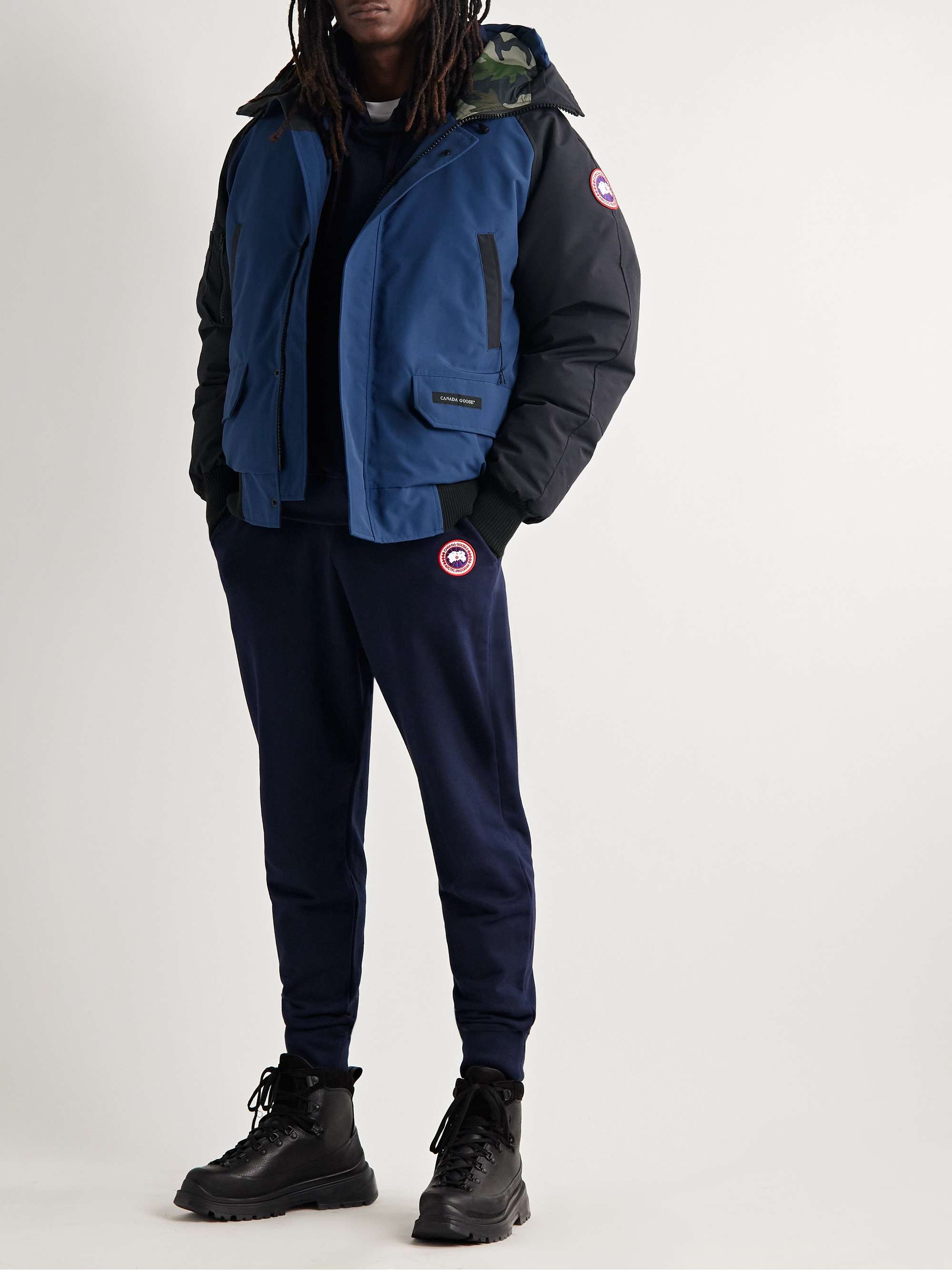 Navy Chilliwack Regeneration Arctic Tech® Hooded Down Jacket | CANADA GOOSE  | MR PORTER