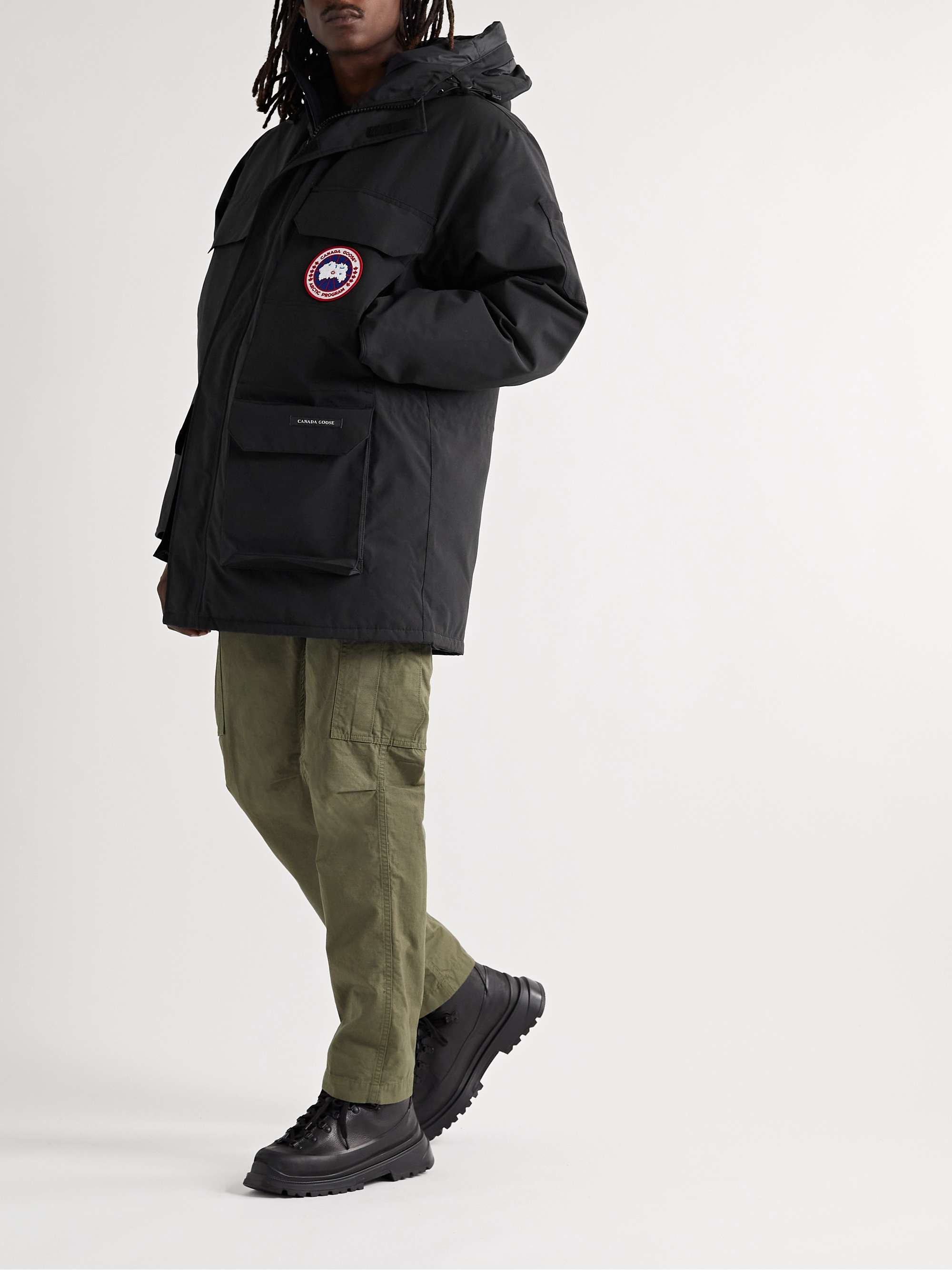CANADA GOOSE Expedition Logo-Appliquéd Arctic Tech® Hooded Down Jacket | MR  PORTER