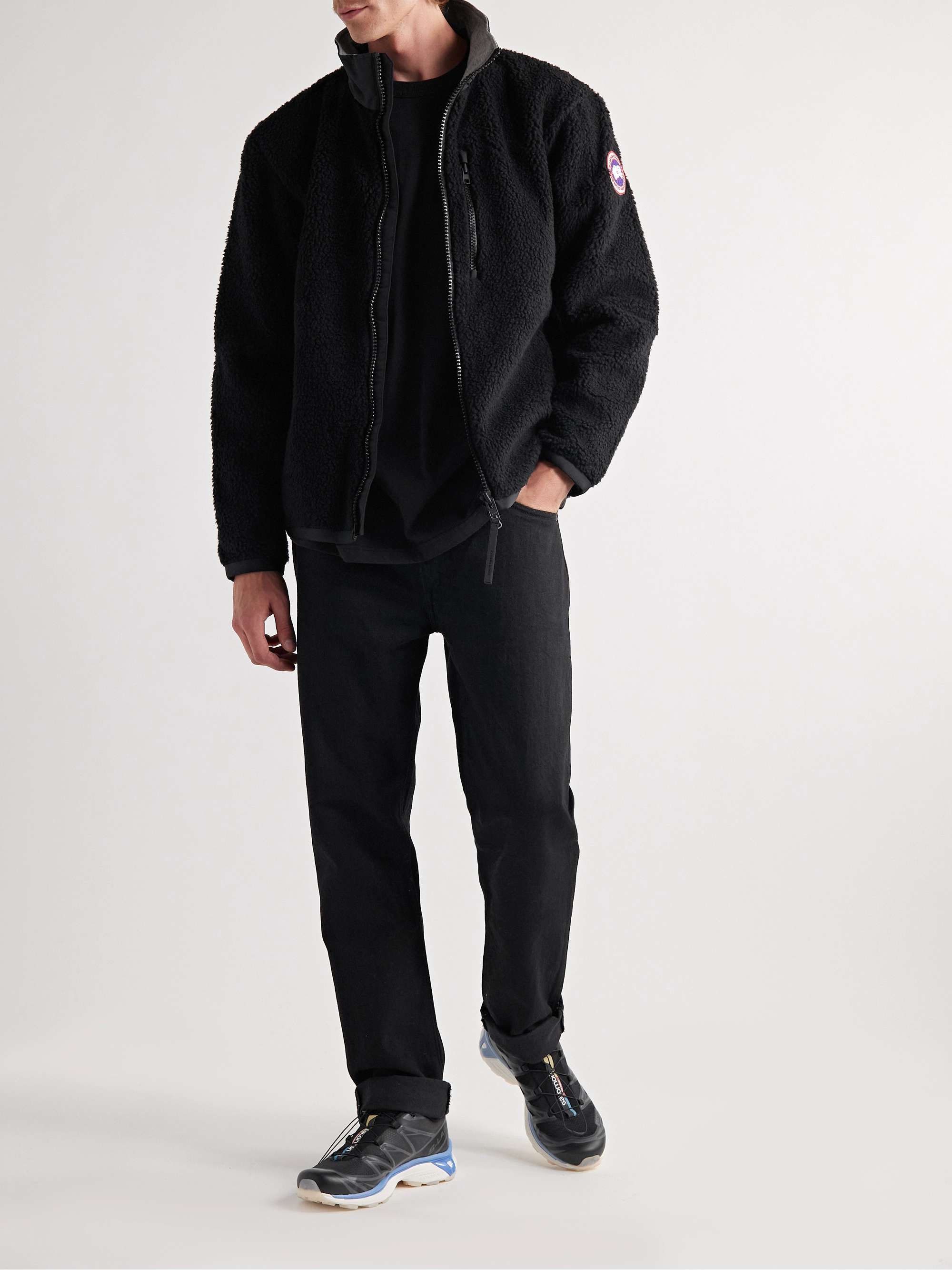 CANADA GOOSE Kelowna Wool-Blend Fleece Jacket for Men | MR PORTER
