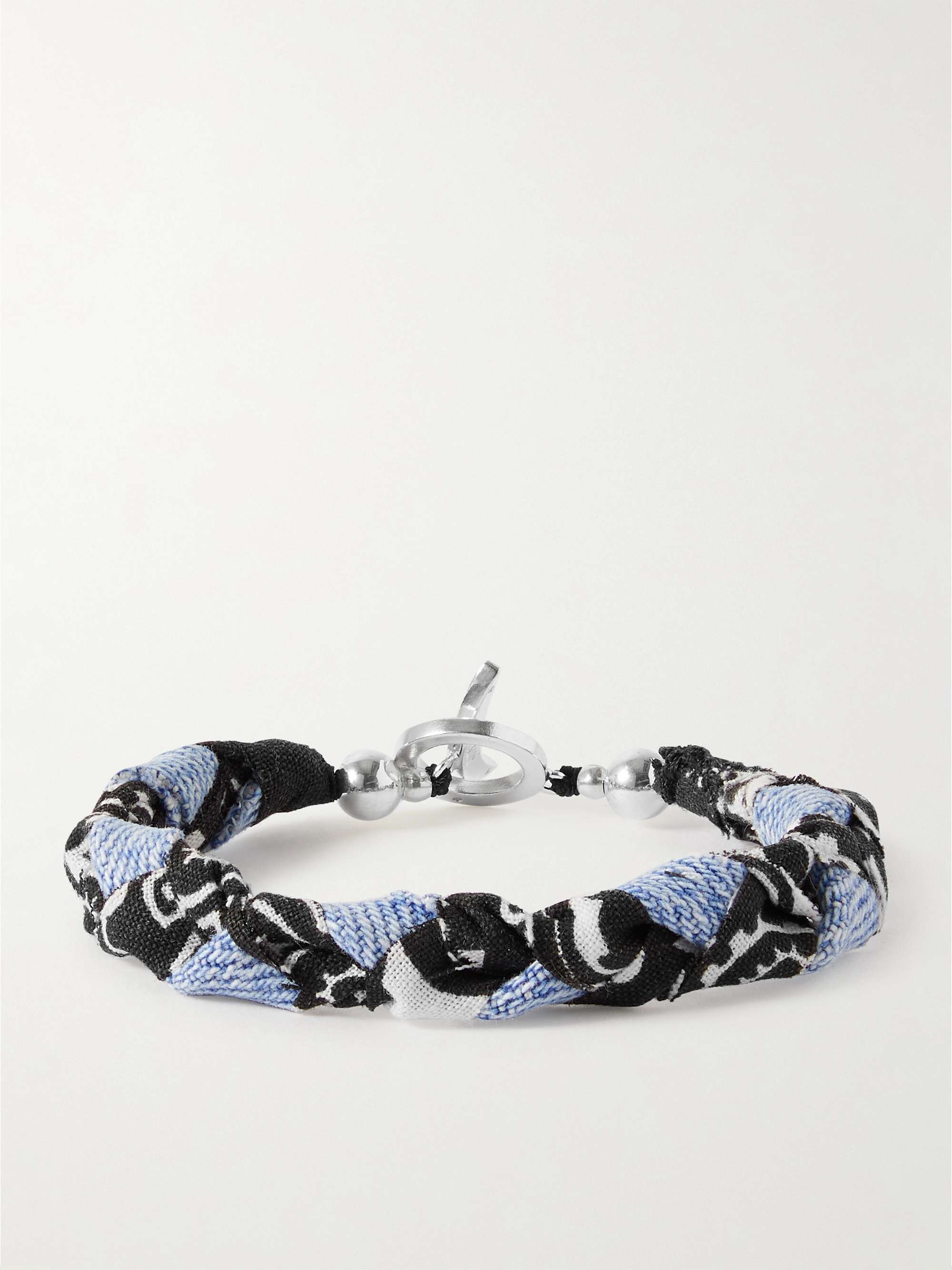 MIKIA Bandana Cotton Bracelet for Men | MR PORTER