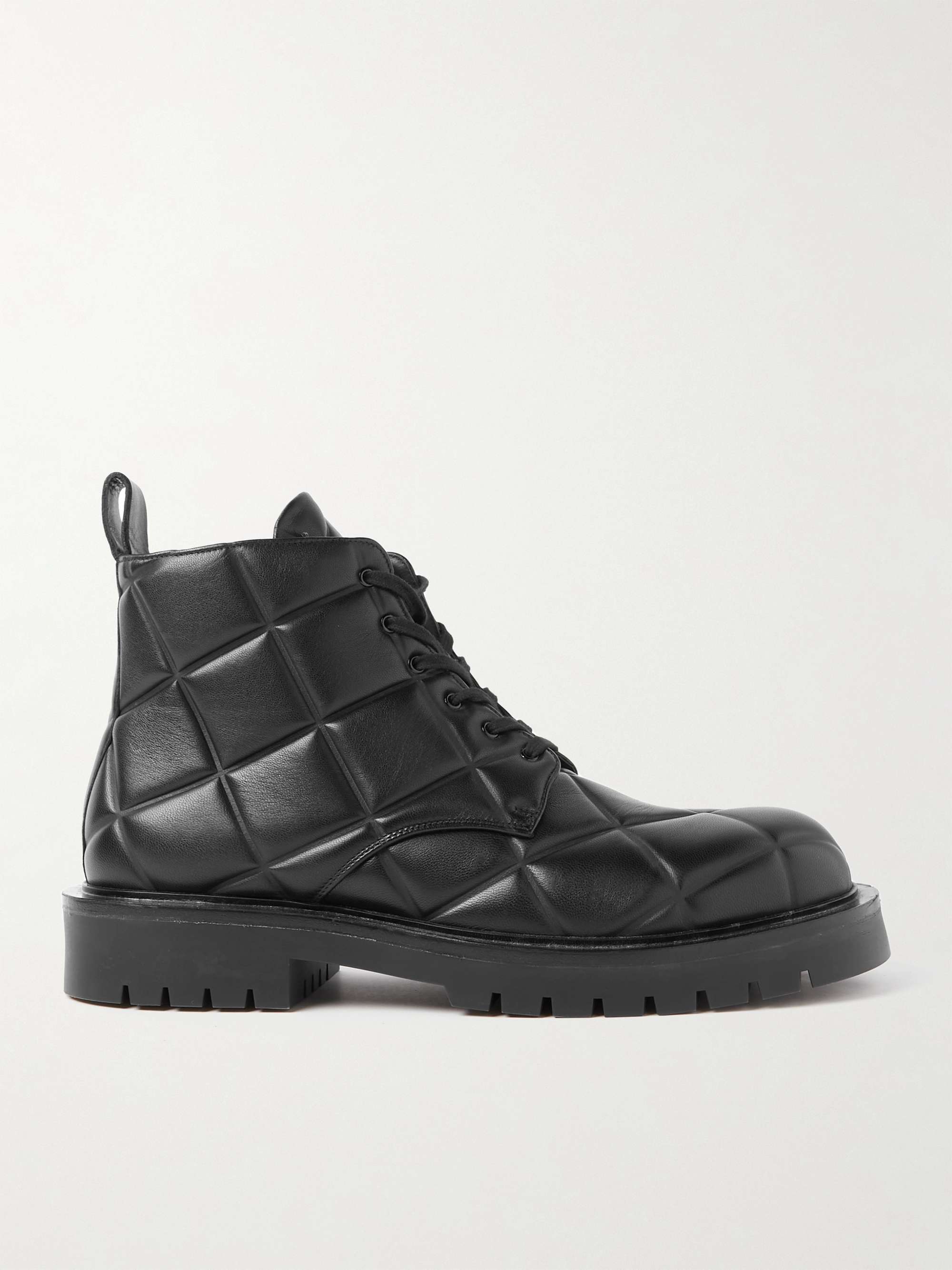 BOTTEGA VENETA Quilted Leather Boots | MR PORTER