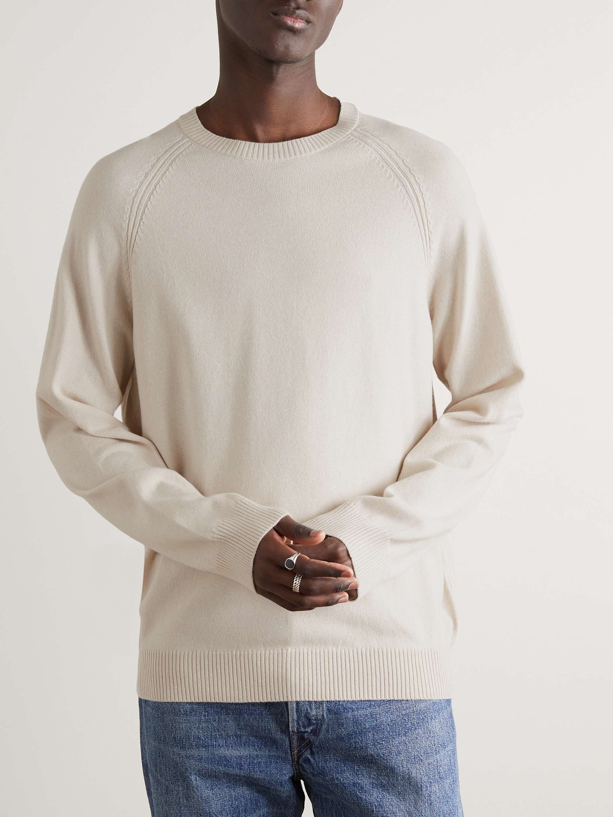 A.P.C. Ross Cotton and Recycled Cashmere-Blend Sweater for Men | MR PORTER