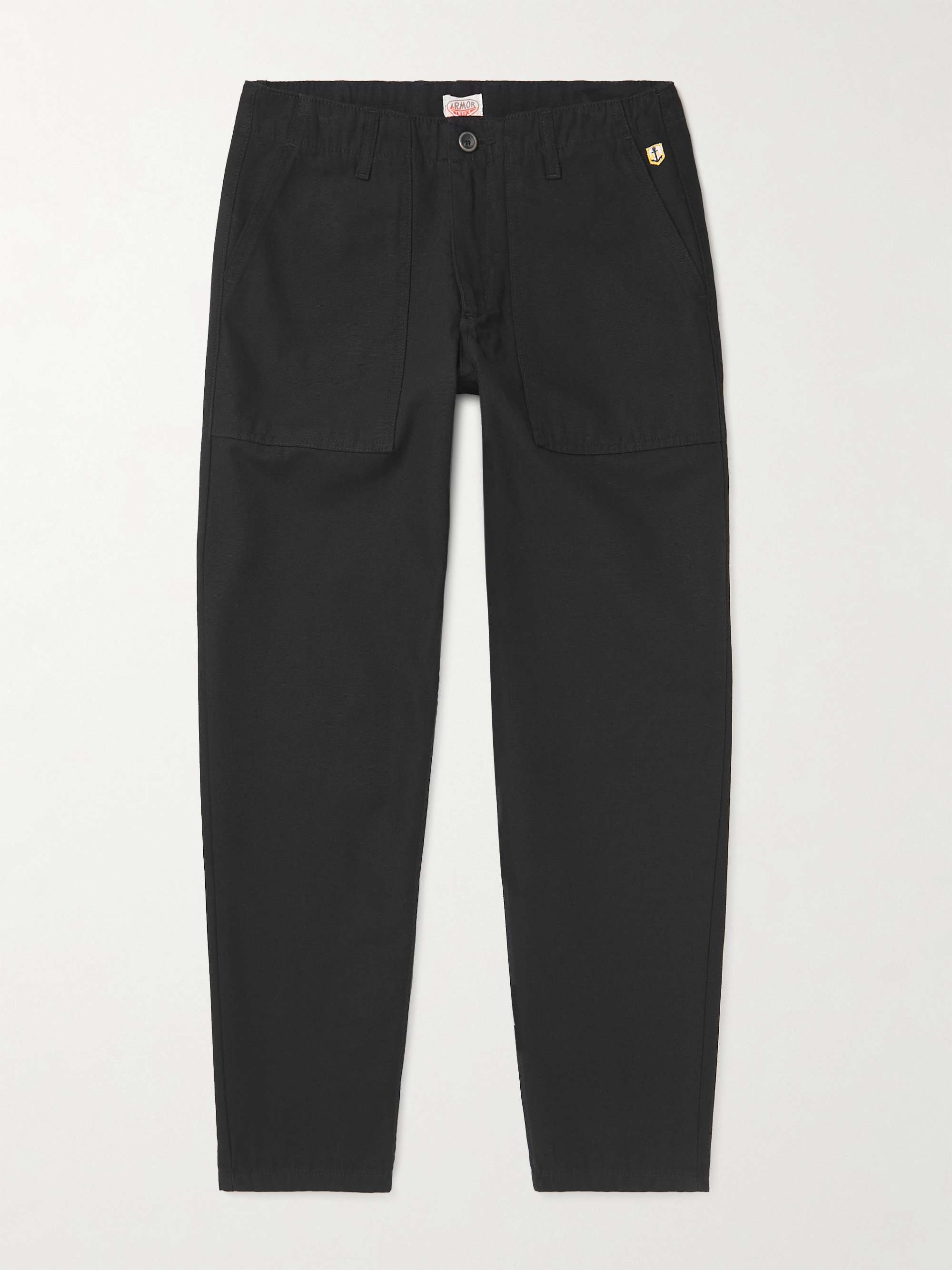 ARMOR-LUX Tapered Cotton-Canvas Trousers for Men | MR PORTER