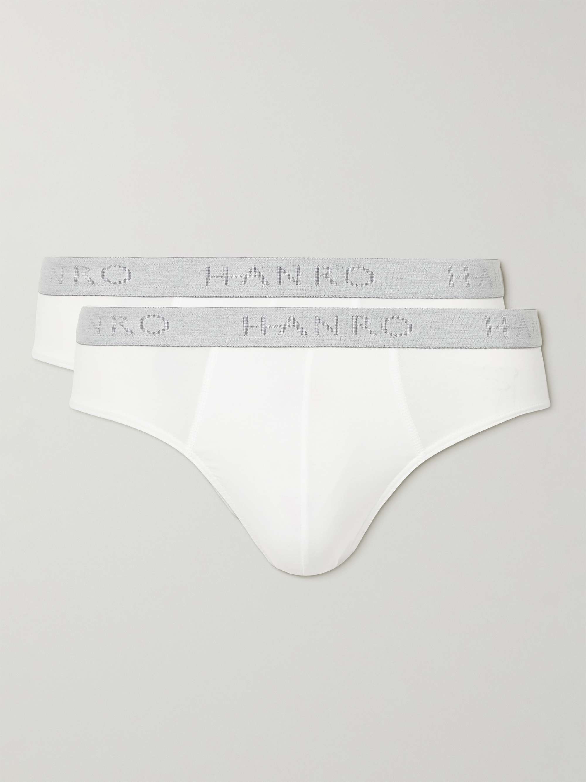 HANRO Two-Pack Stretch-Cotton Briefs for Men | MR PORTER