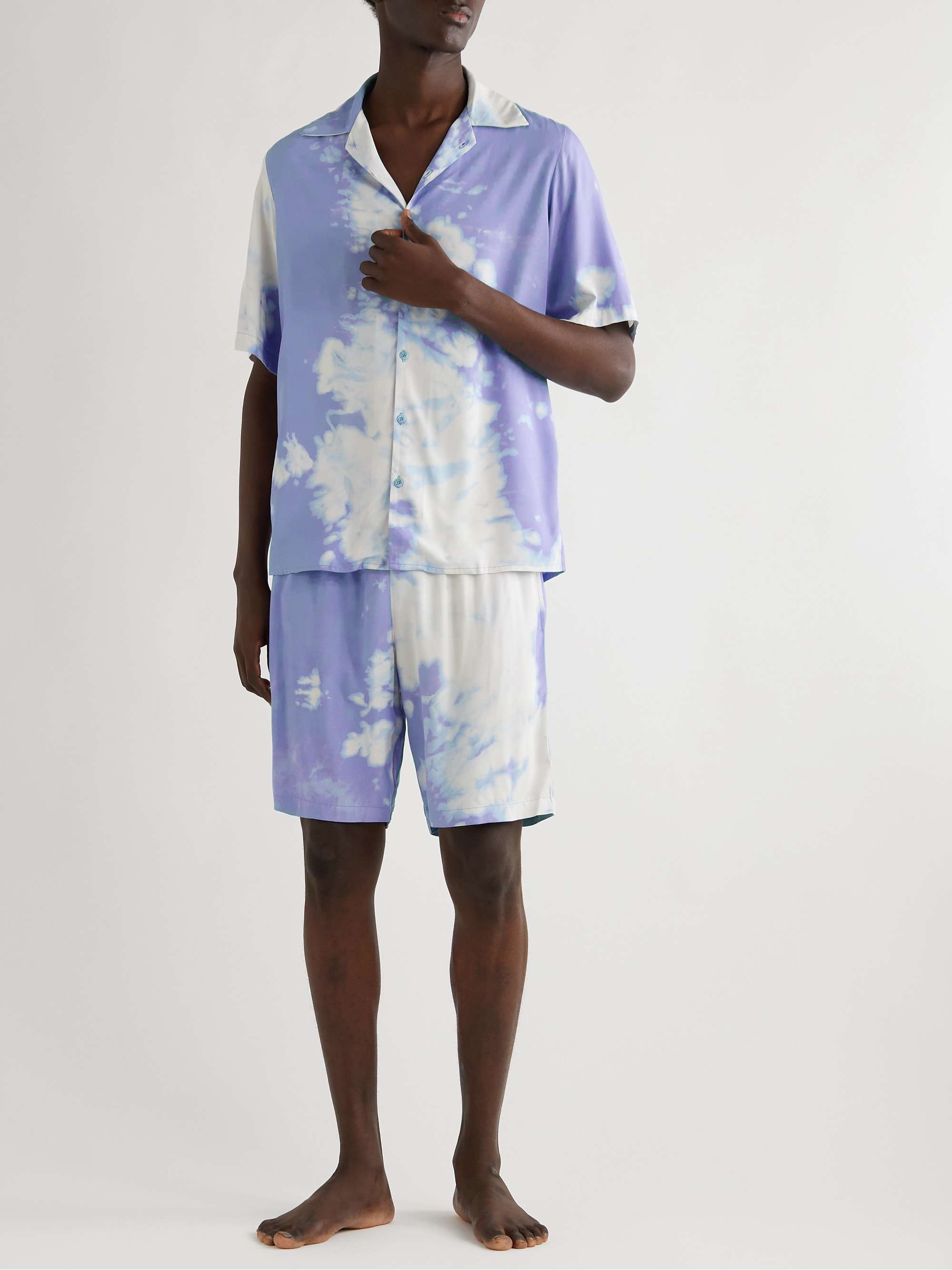 SUKU Printed Bamboo-Jersey Pyjama Set | MR PORTER