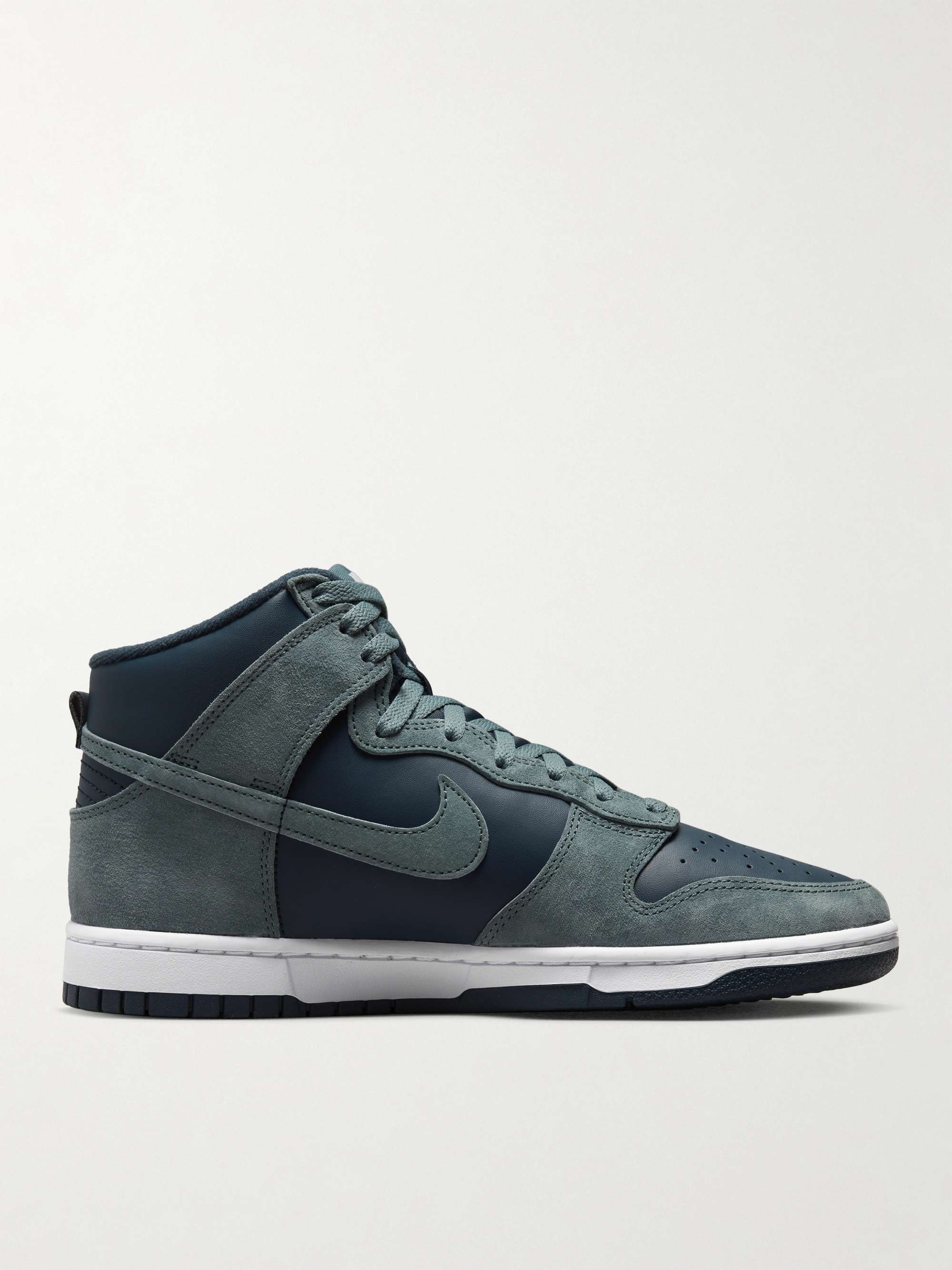 NIKE Dunk High Leather Sneakers | MR PORTER
