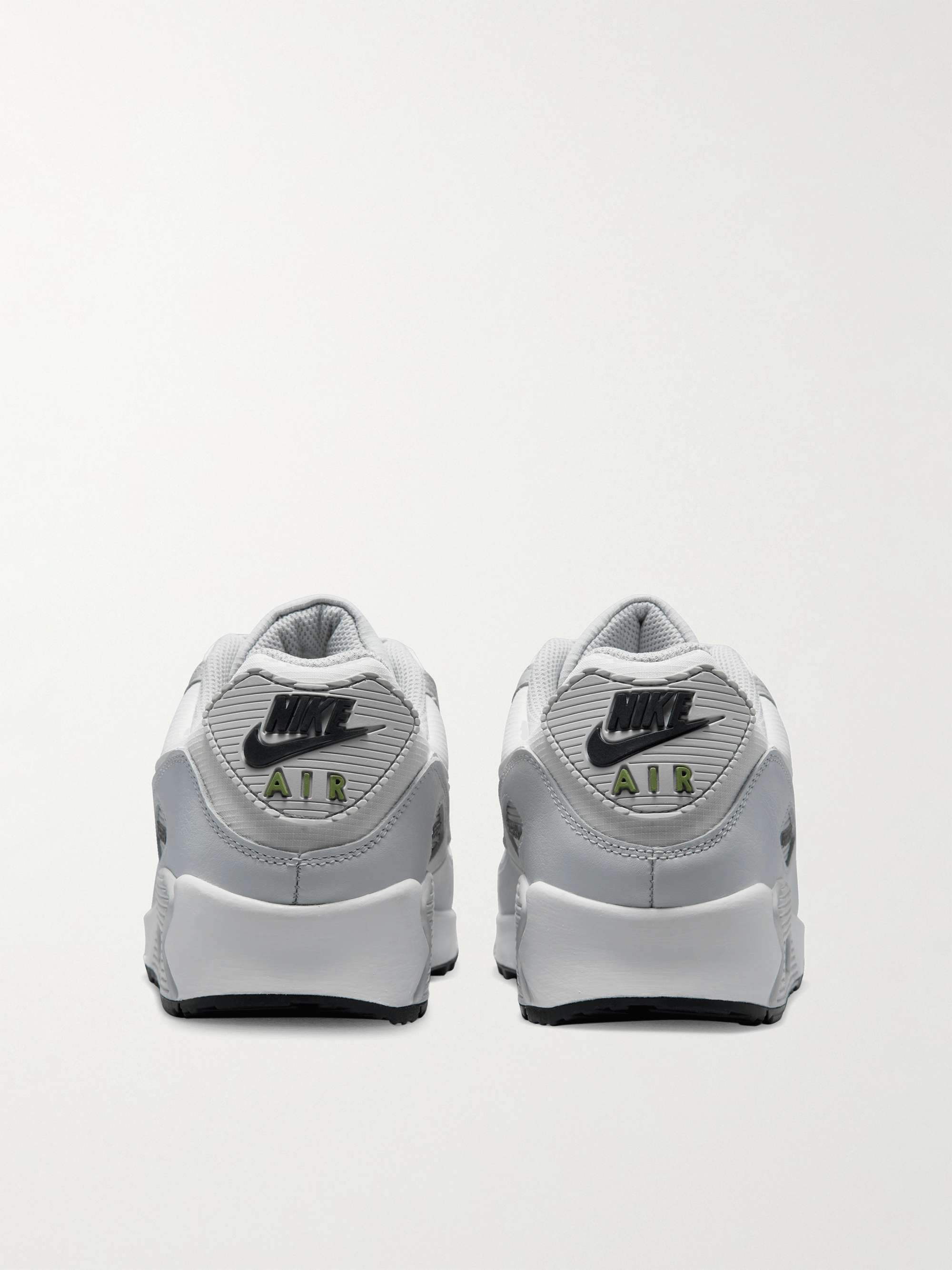 White Air Max 90 Rubber-Trimmed Leather and GORE-TEX® Ripstop Sneakers |  NIKE | MR PORTER