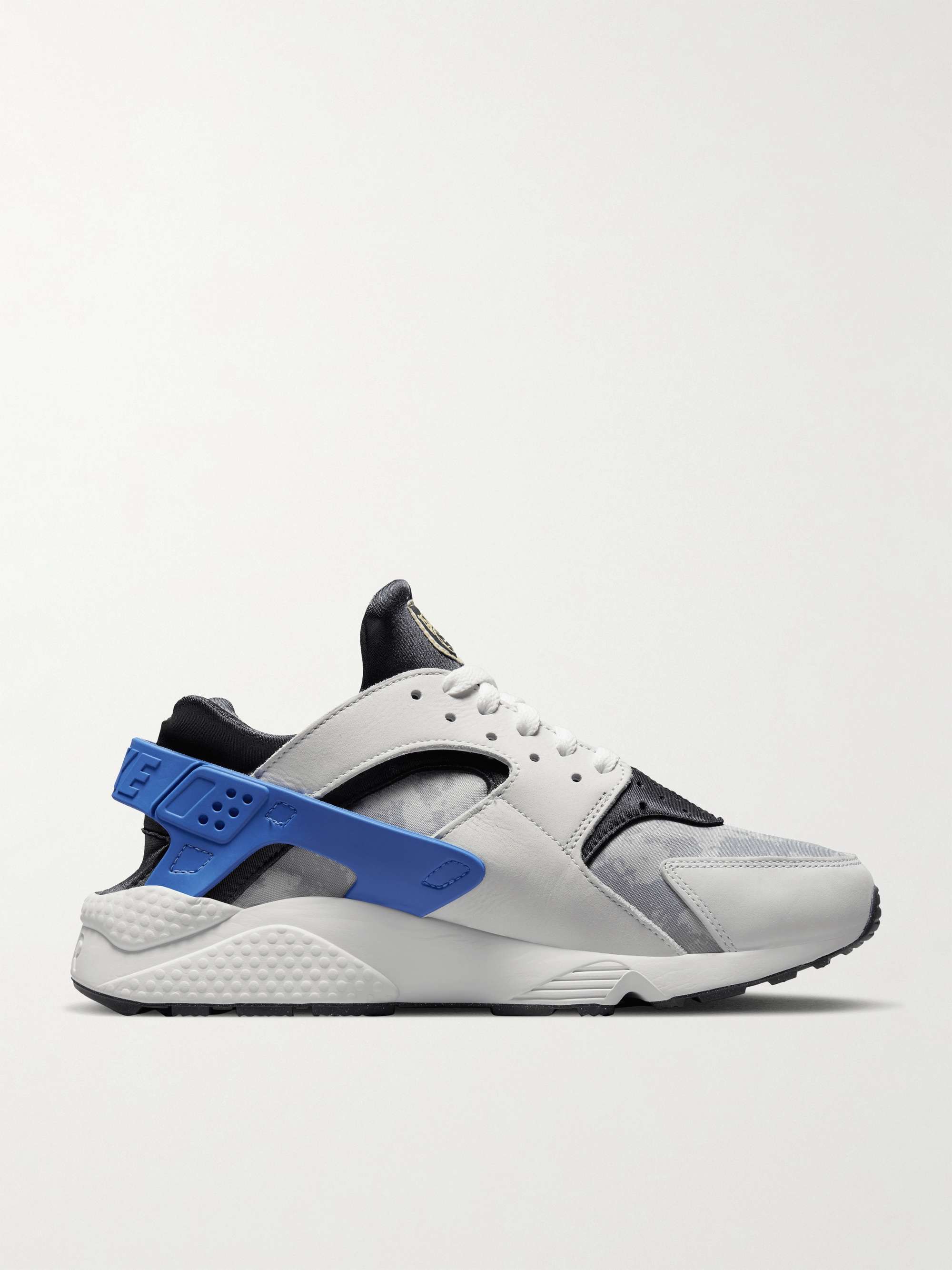 NIKE Air Huarache PRM Leather and Rubber-Trimmed Neoprene Sneakers for Men  | MR PORTER