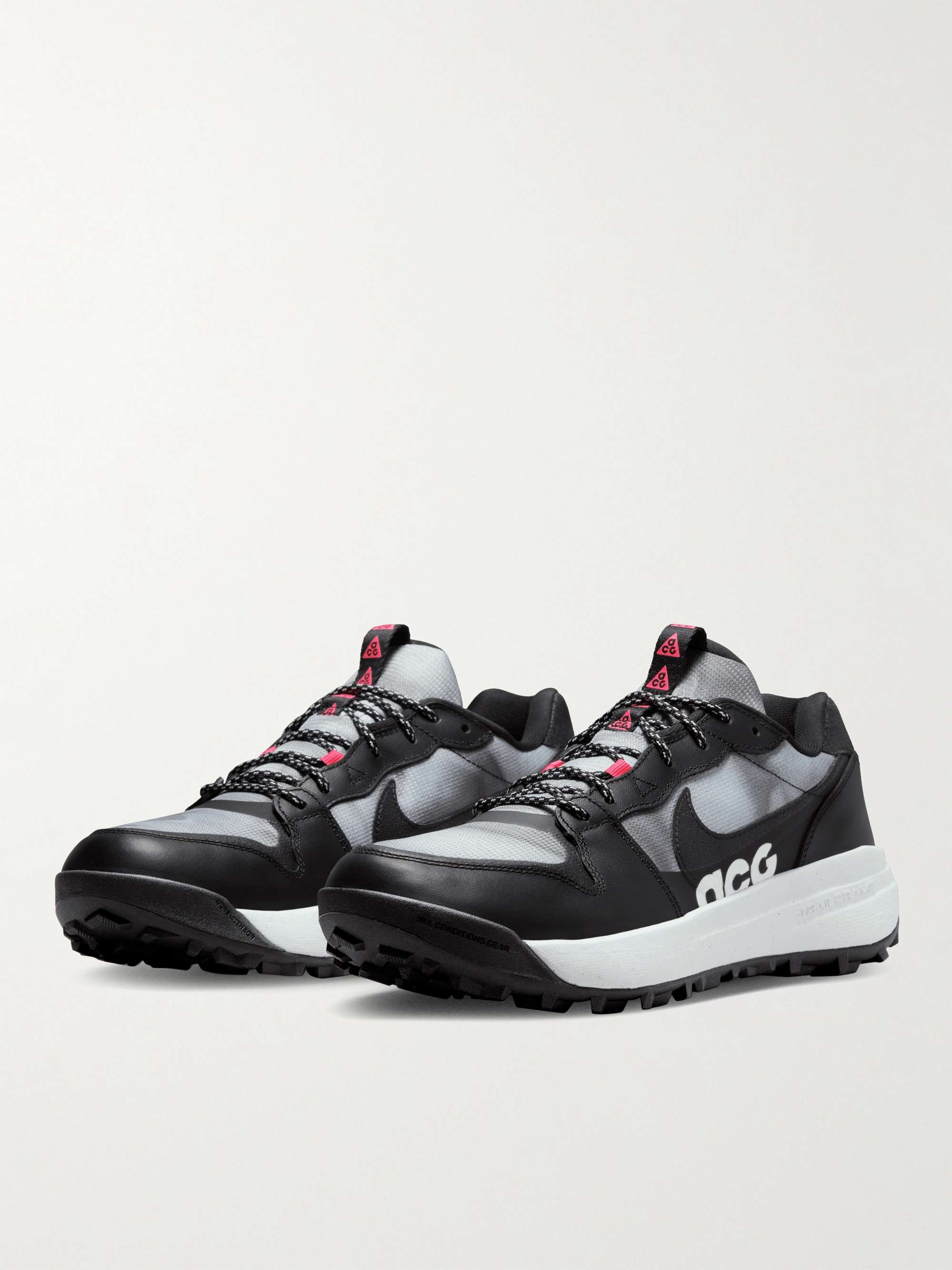NIKE ACG Lowcate SE Mesh and Leather Sneakers for Men | MR PORTER