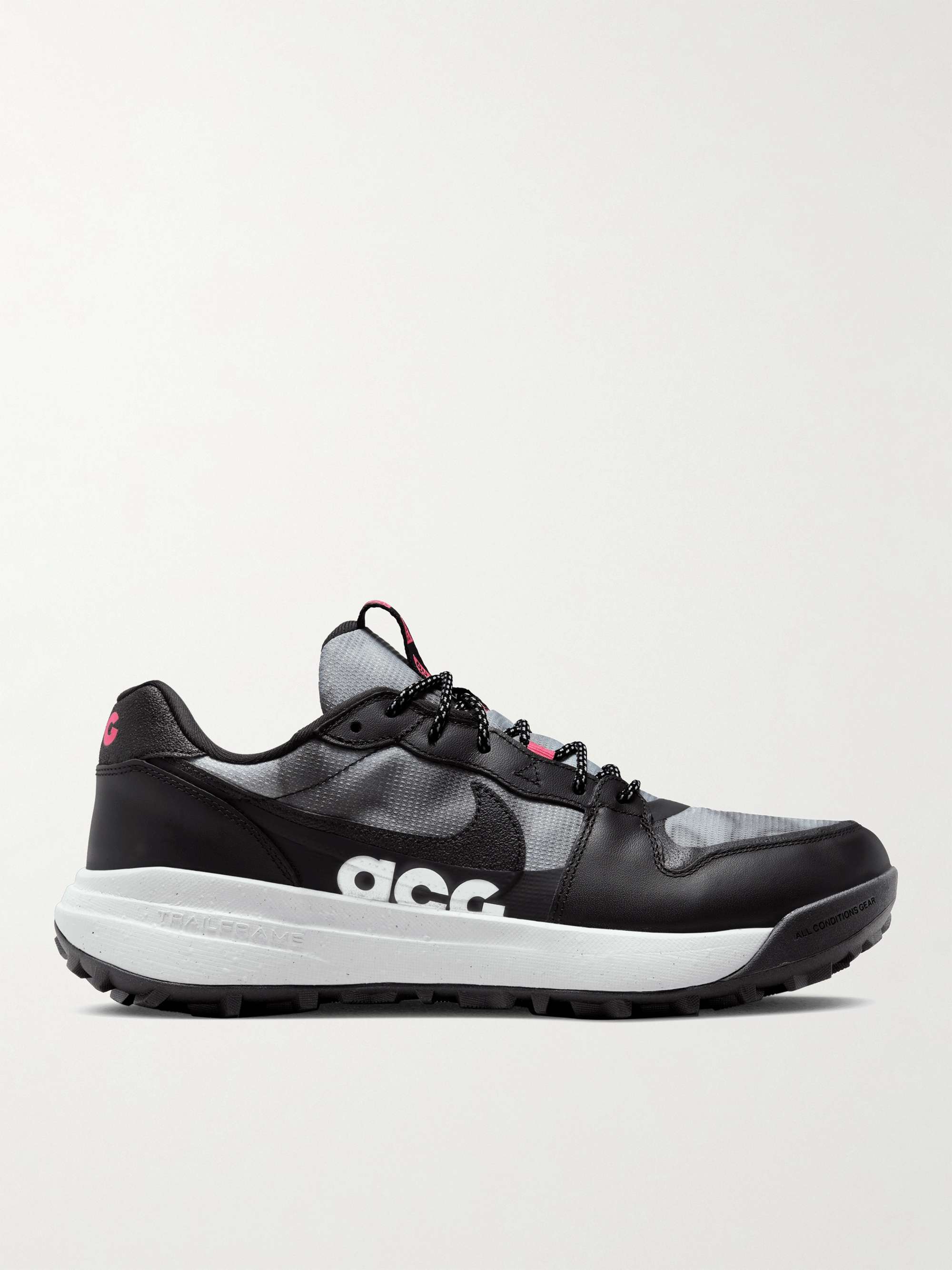 NIKE ACG Lowcate SE Mesh and Leather Sneakers for Men | MR PORTER