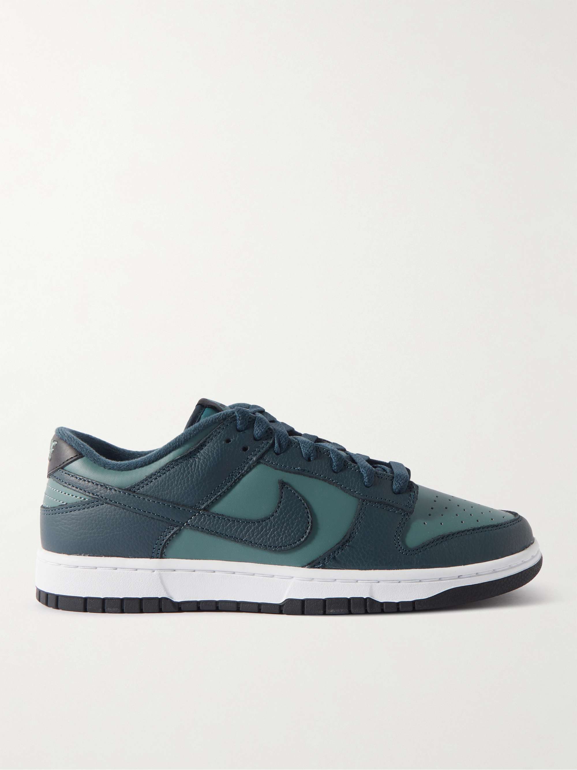NIKE Dunk Low Leather Sneakers | MR PORTER