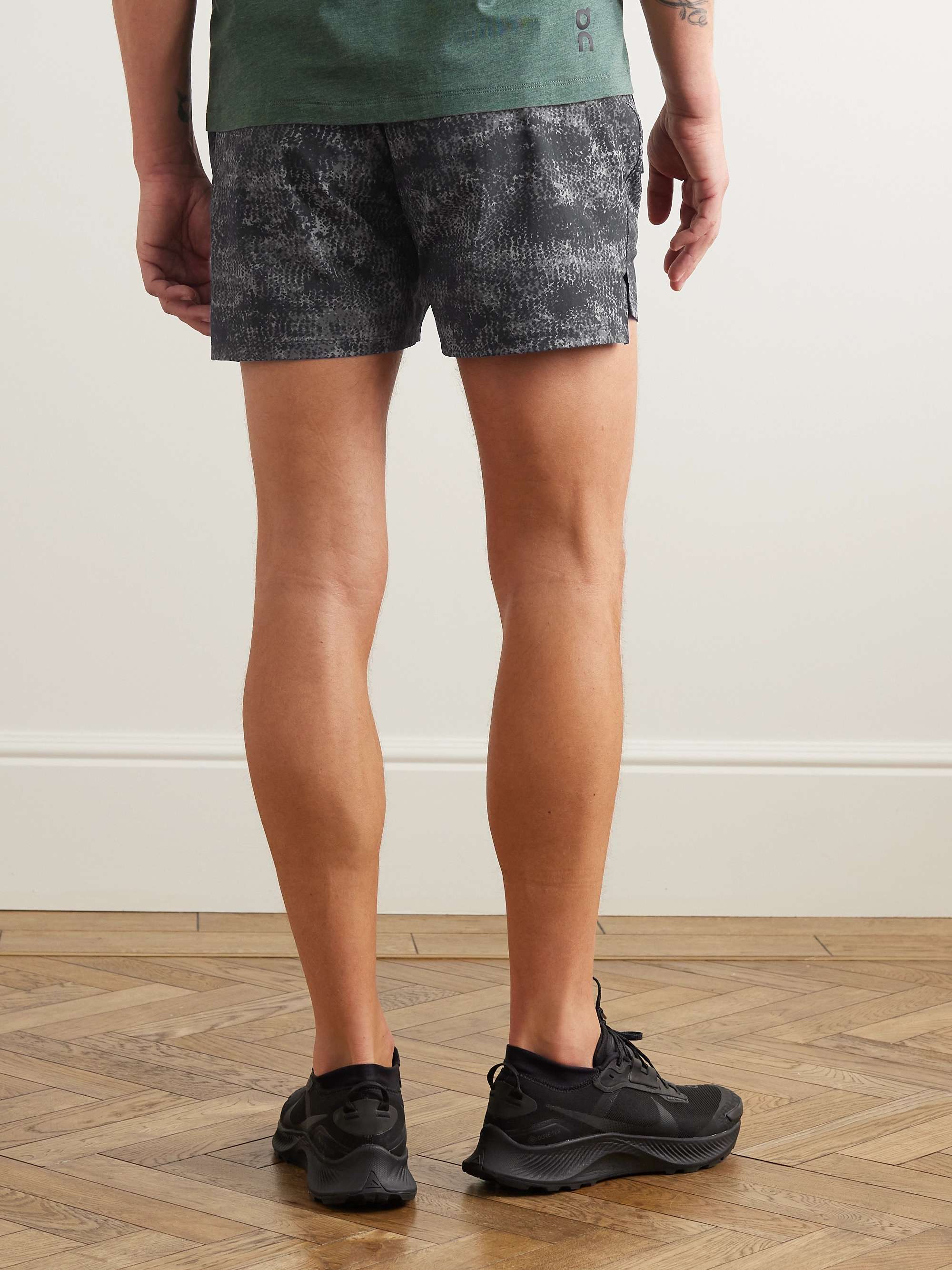LULULEMON License to Train Straight-Leg Printed Stretch Recycled-Shell  Running Shorts | MR PORTER