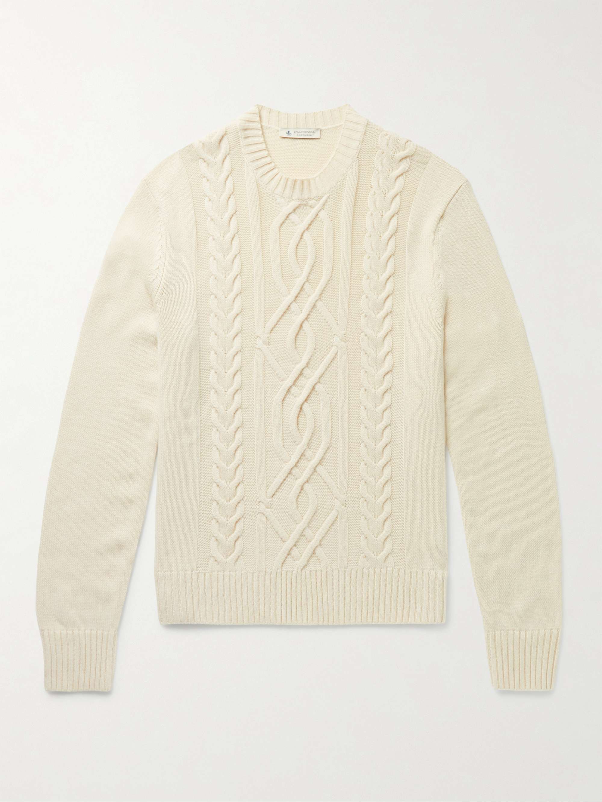 PIACENZA 1733 Cable-Knit Cashmere Sweater for Men | MR PORTER