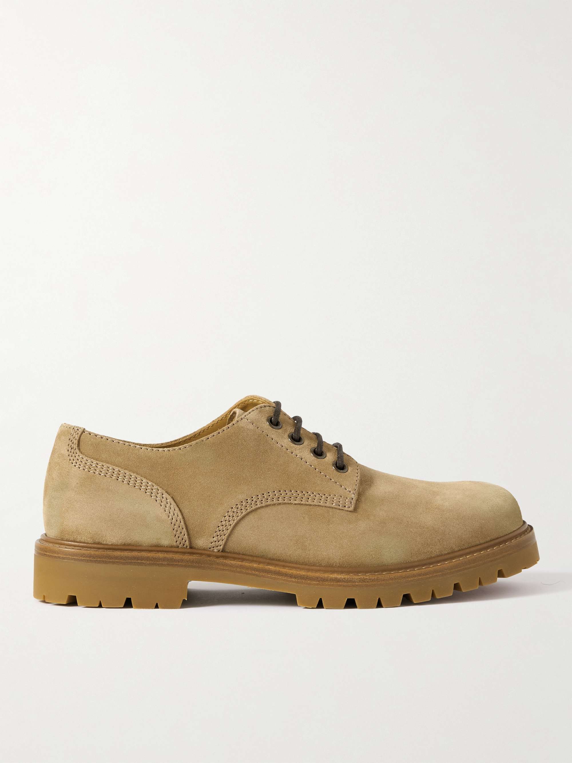 BRUNELLO CUCINELLI Suede Derby Shoes for Men | MR PORTER
